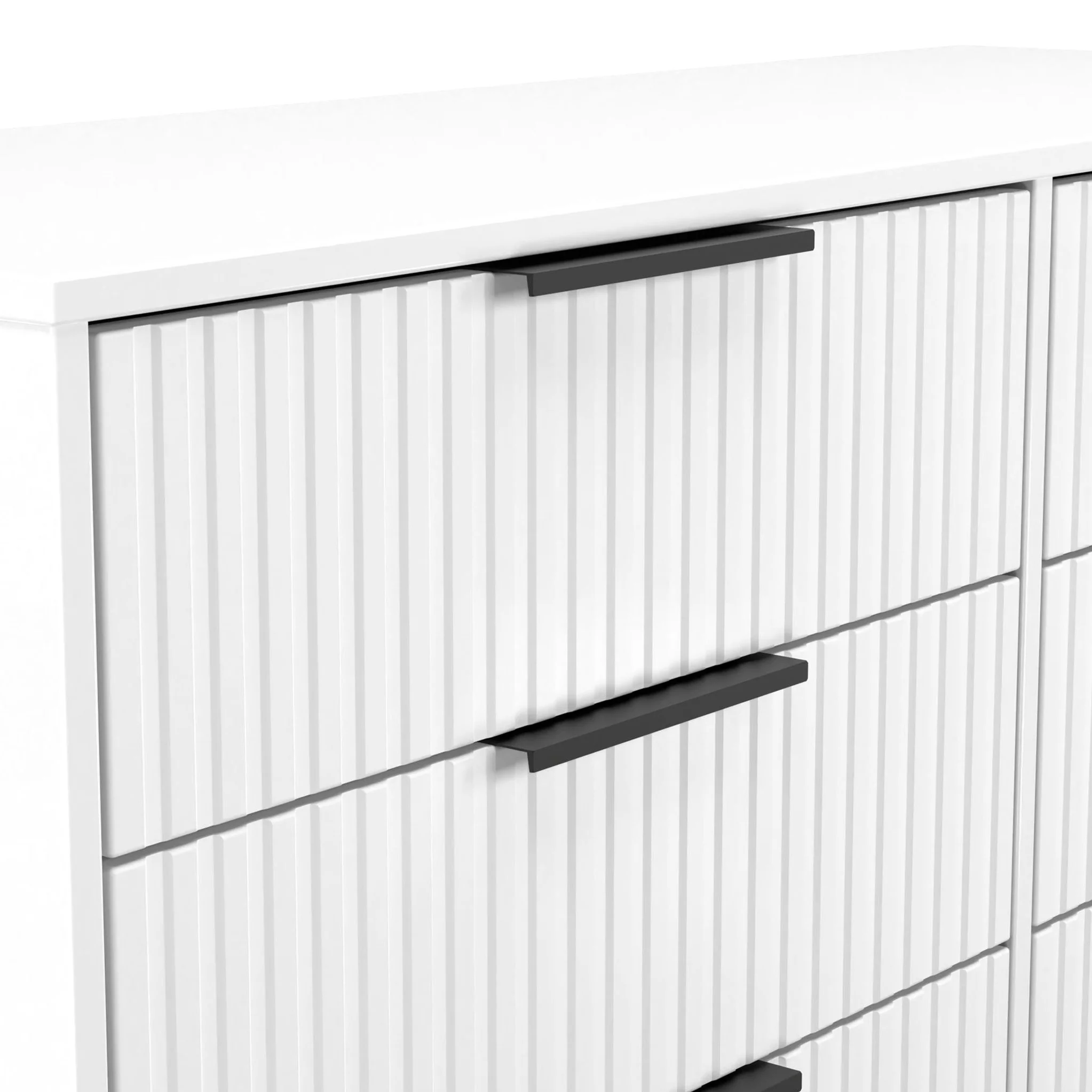 Callo Fluted 6 Drawer Wide Chest - Image 5