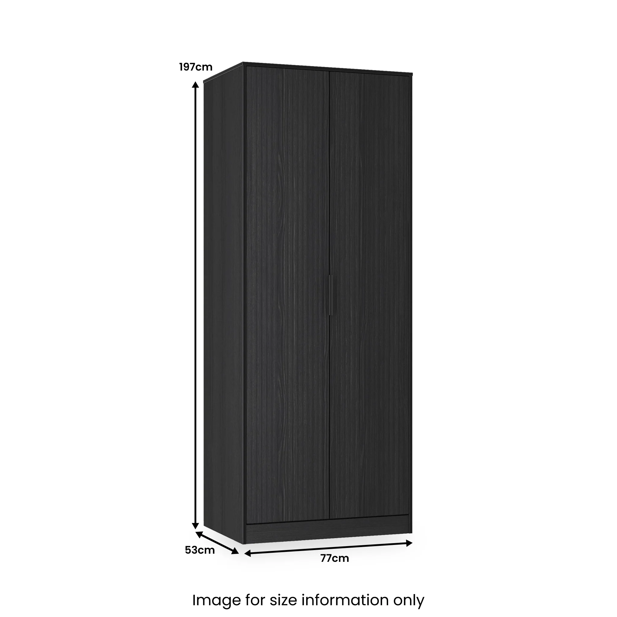 Callo Fluted Double Wardrobe - Image 13
