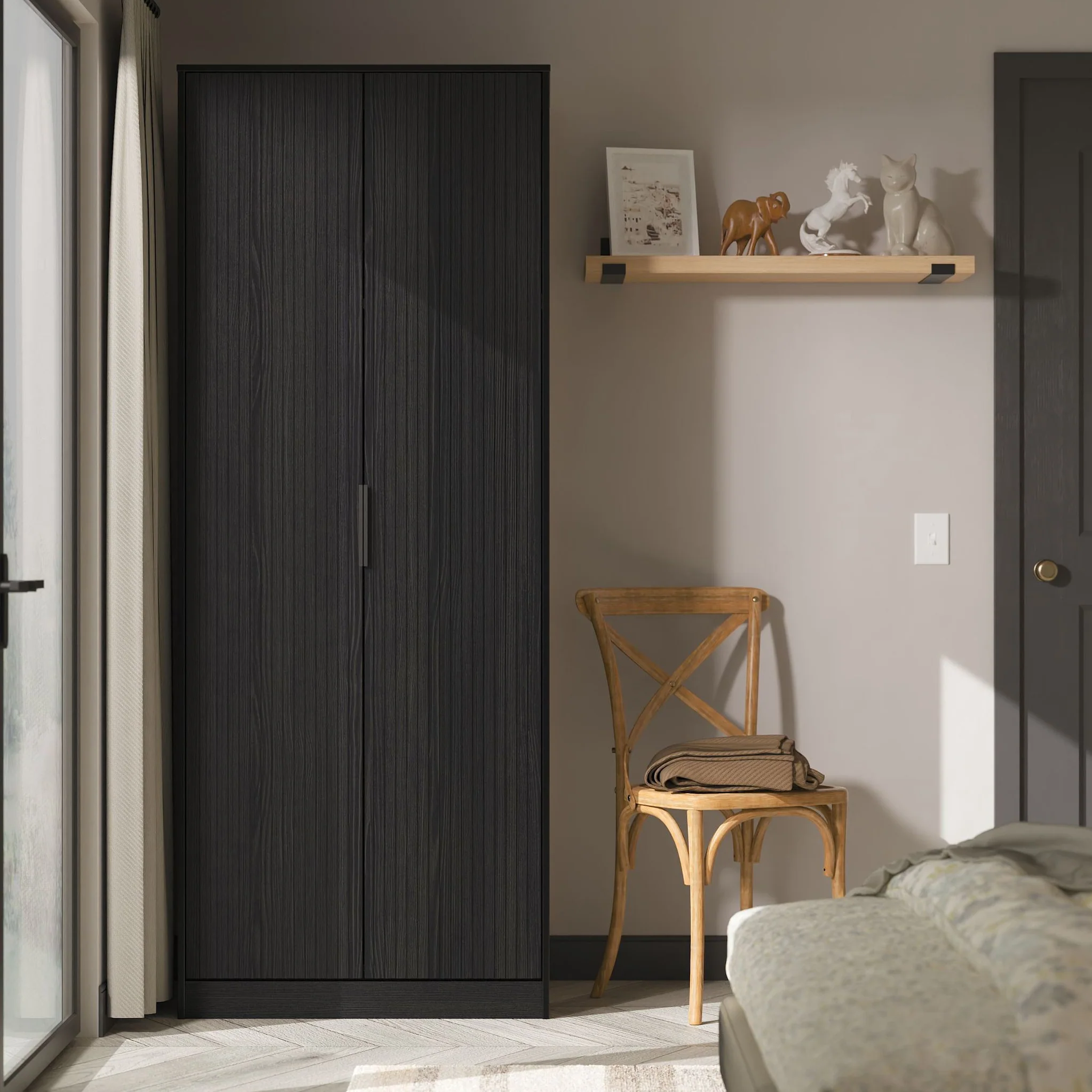 Callo Fluted Double Wardrobe - Image 8