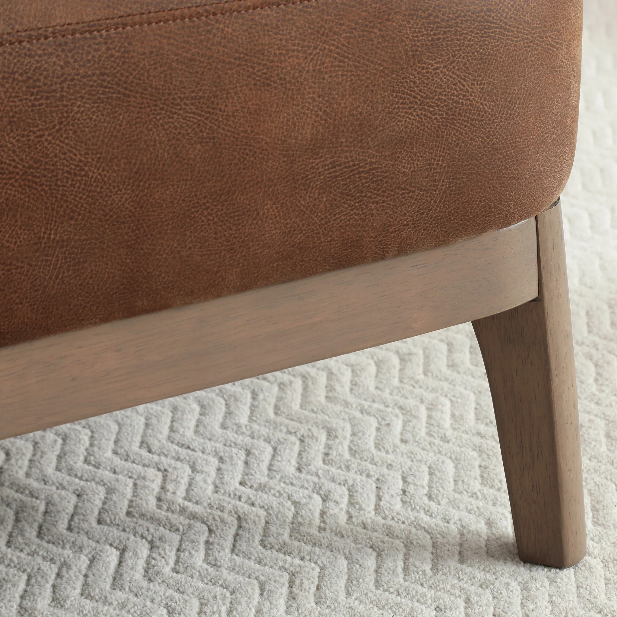 Calloway Faux Leather Accent Chair - Image 8