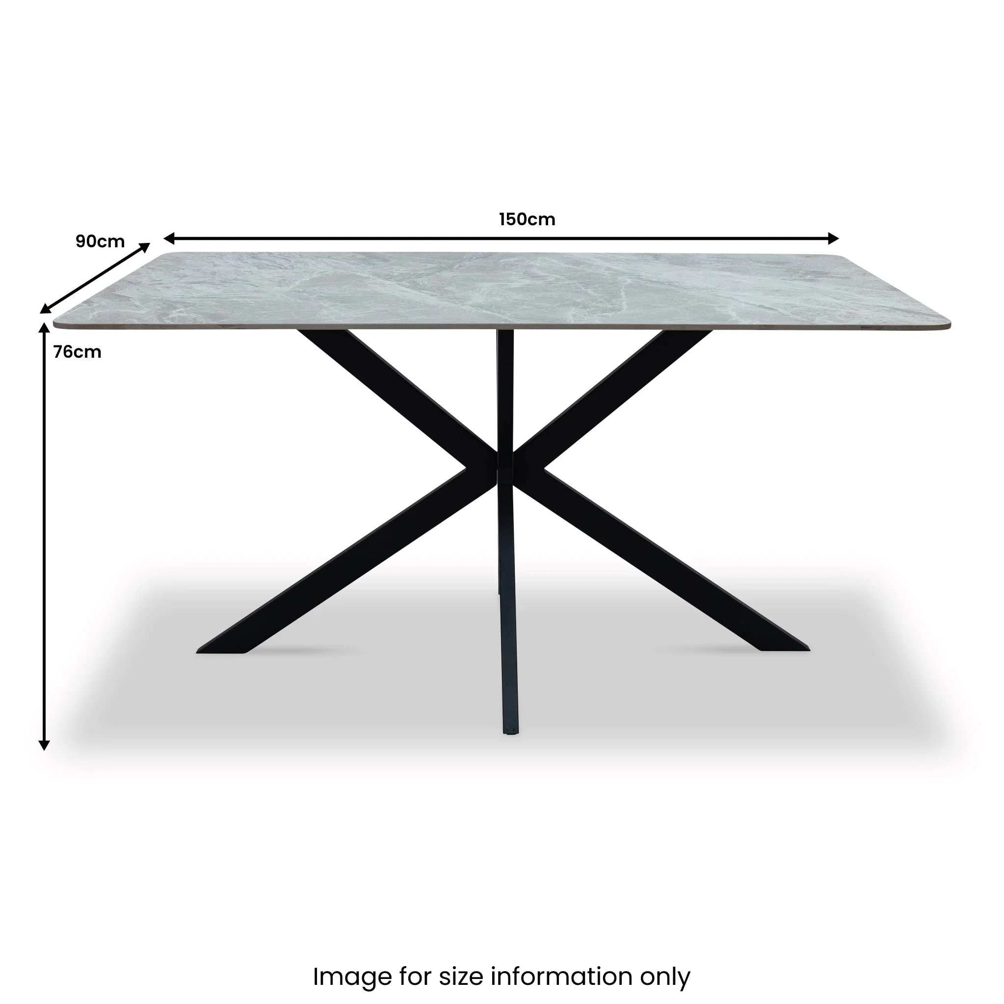 Camber 150cm Dining Table - Image 5