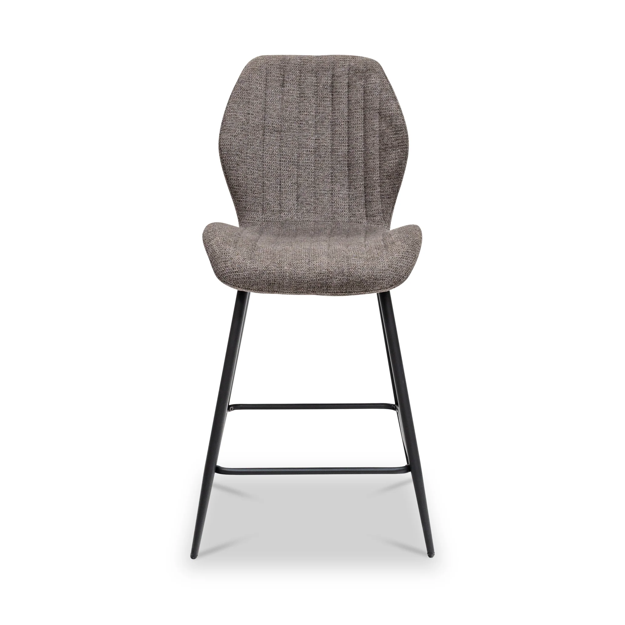 Camber Textured Fabric Bar Stool - Image 3