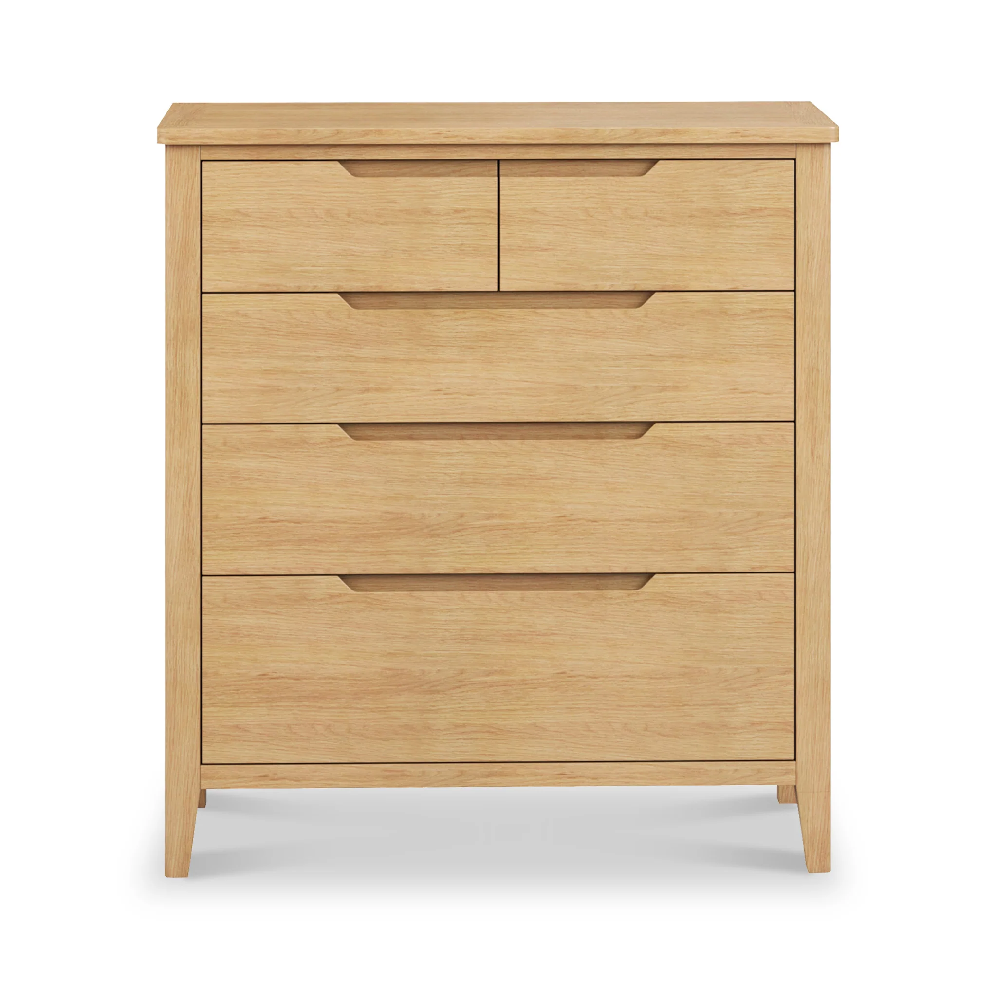 Camdale Oak 2 over 3 Drawer Chest - Image 3
