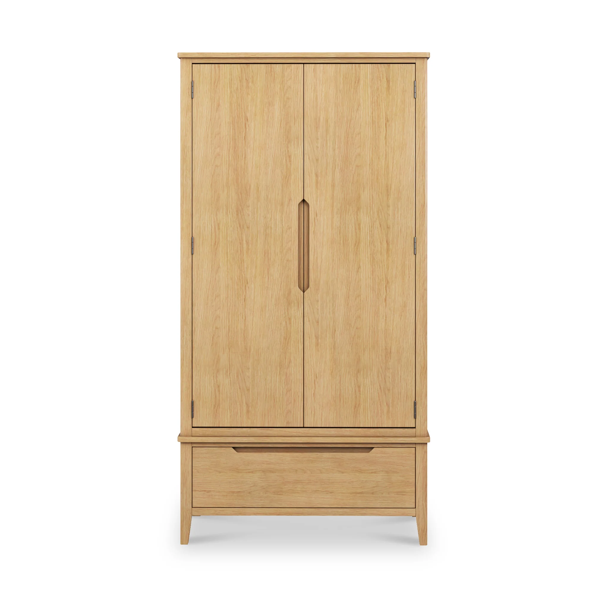 Camdale Oak Double Wardrobe with Drawer - Image 3