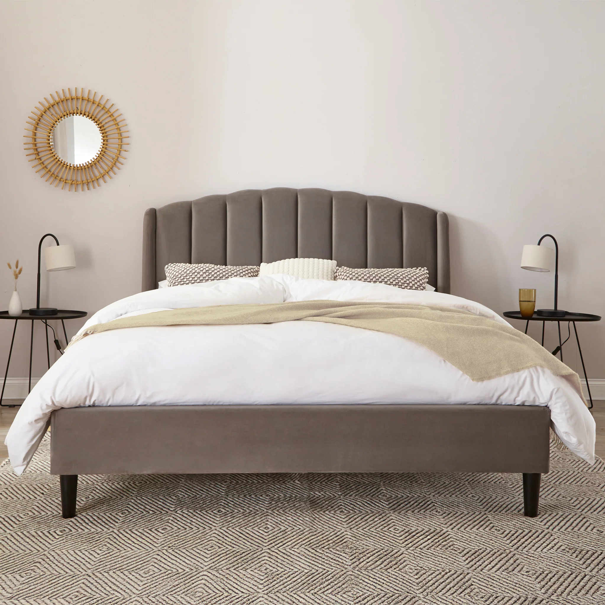Camden Pleated Bed Frame - Image 2