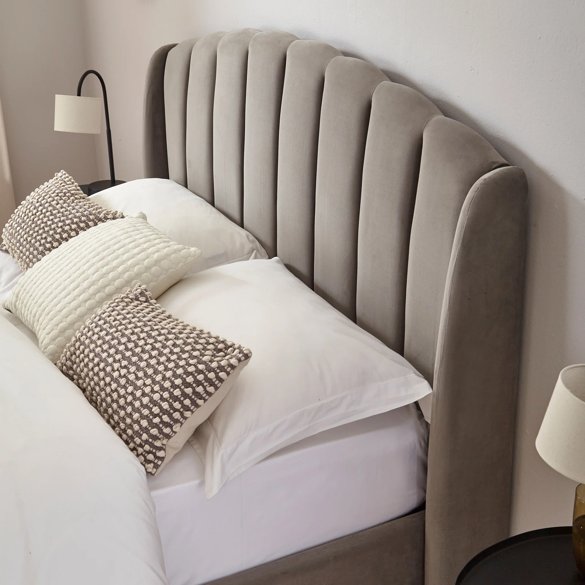 Camden Pleated Bed Frame - Image 3