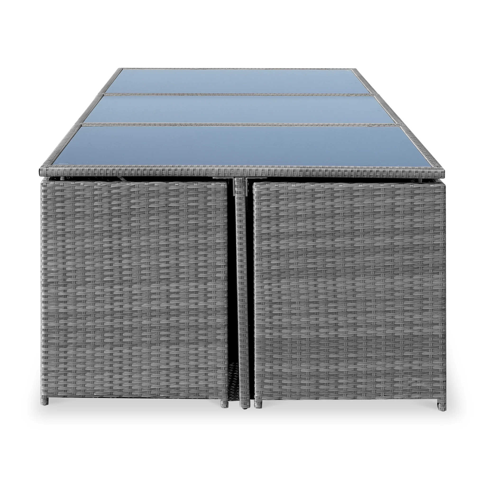 Cannes 10 Seater Rattan Cube Dining Set - Image 22
