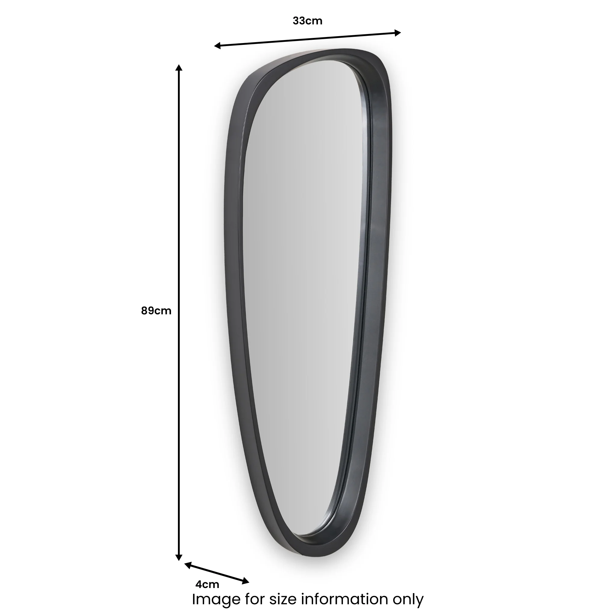Capri Teardrop Wall Mirror - Image 8