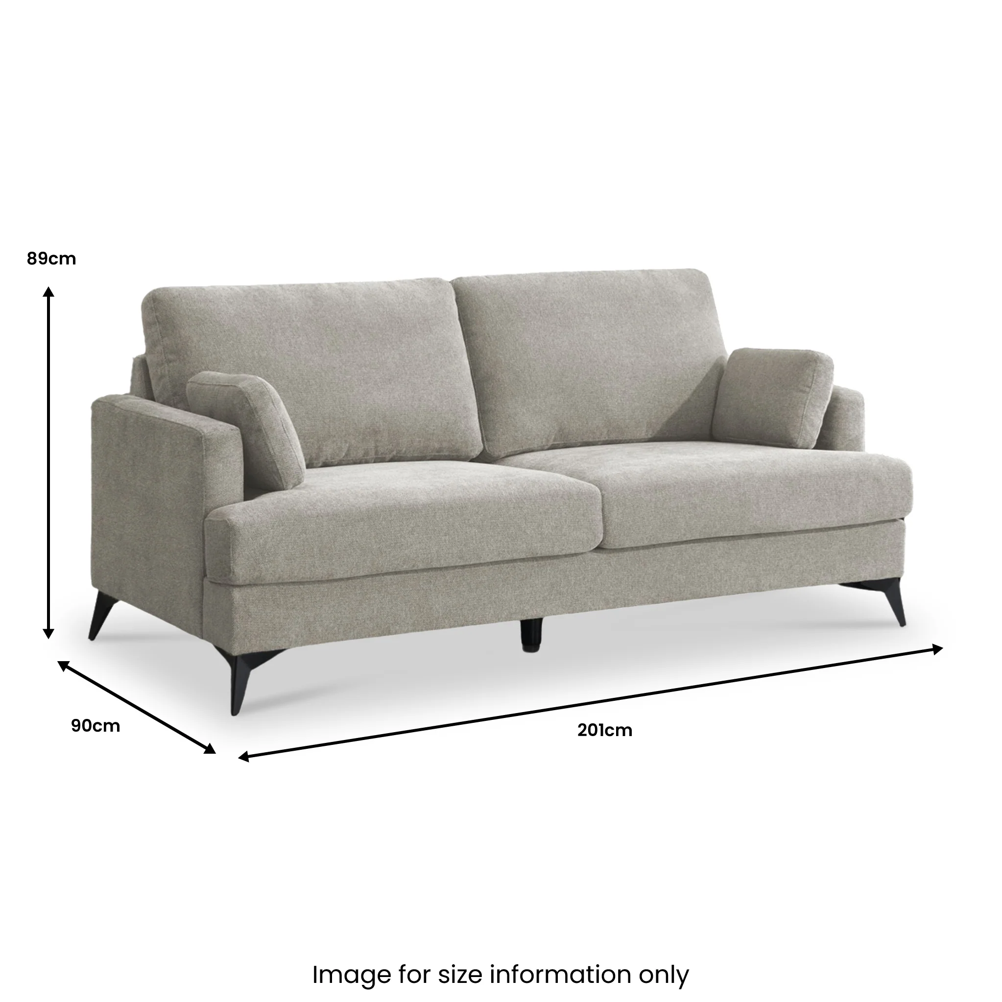 Carbone 3 Seater Sofa - Image 5