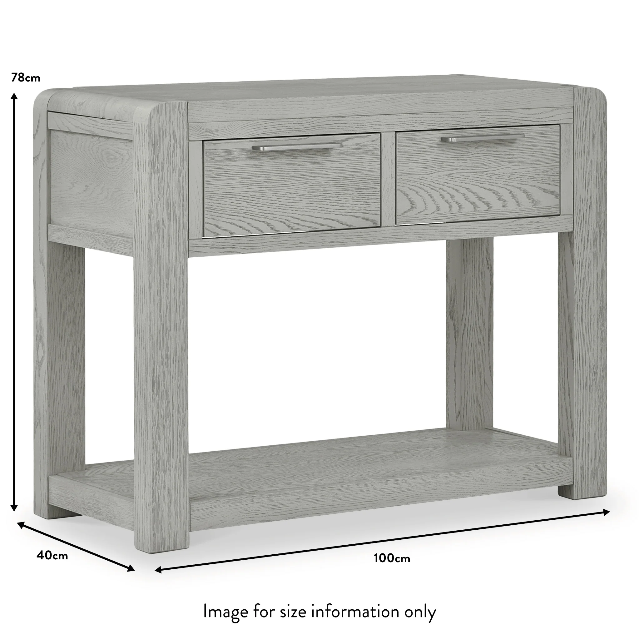 Cardona 2 Drawer Console Table - Image 12