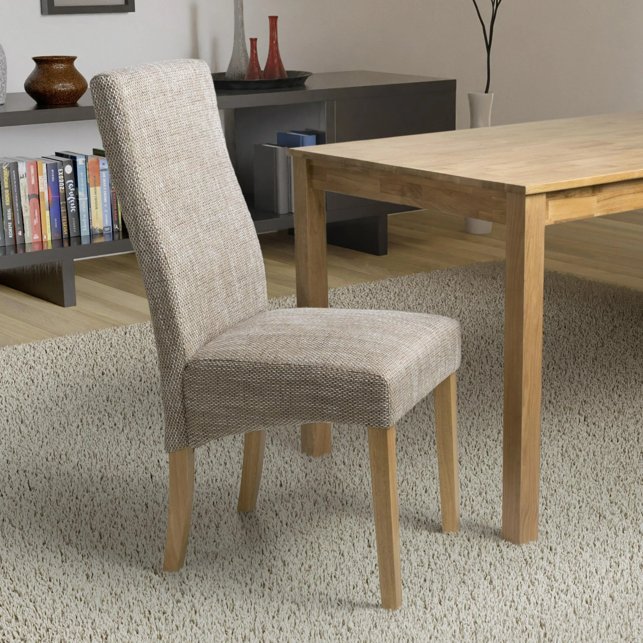 Cariad Tweed Dining Chair - Image 2