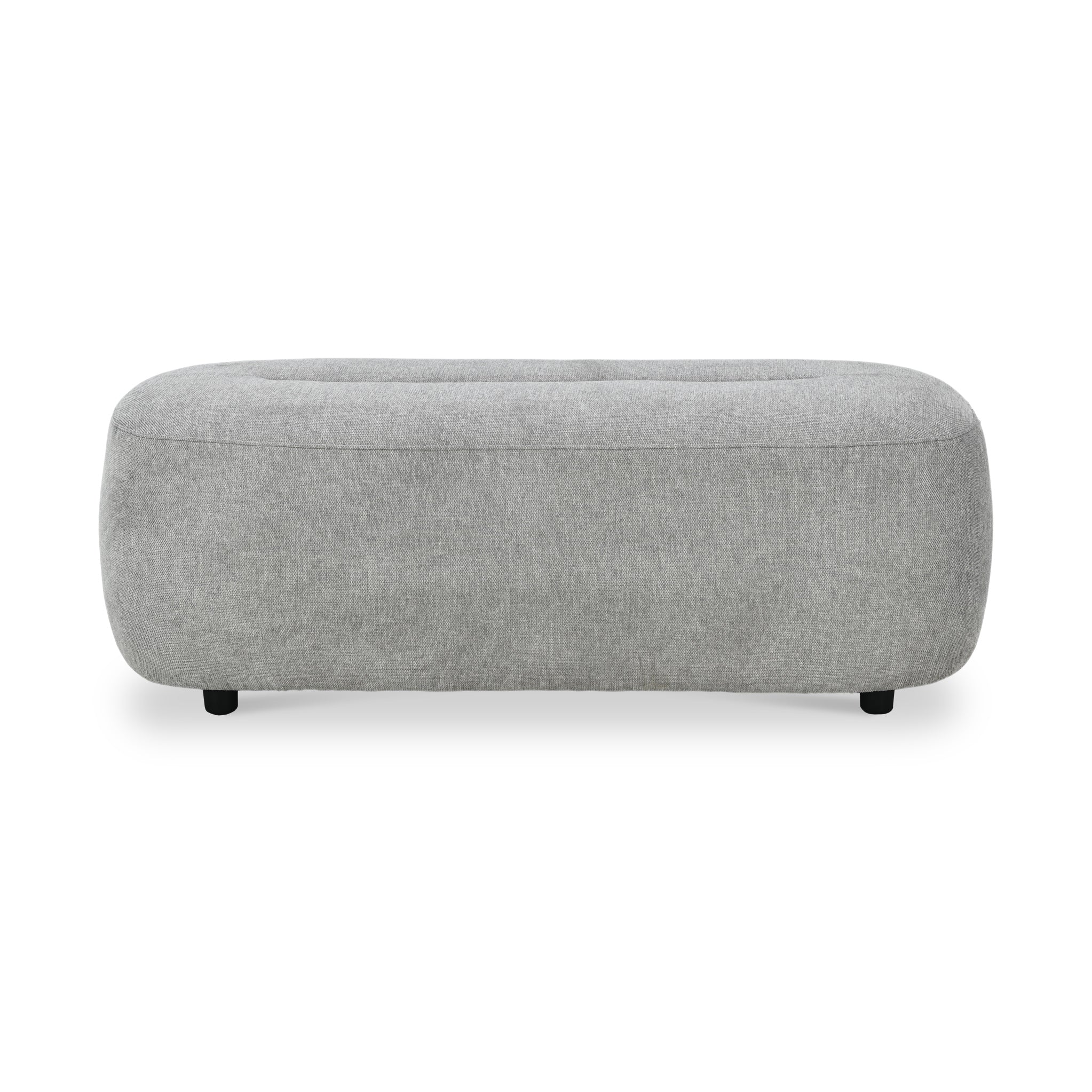 Carin Chenille Ottoman - Image 3