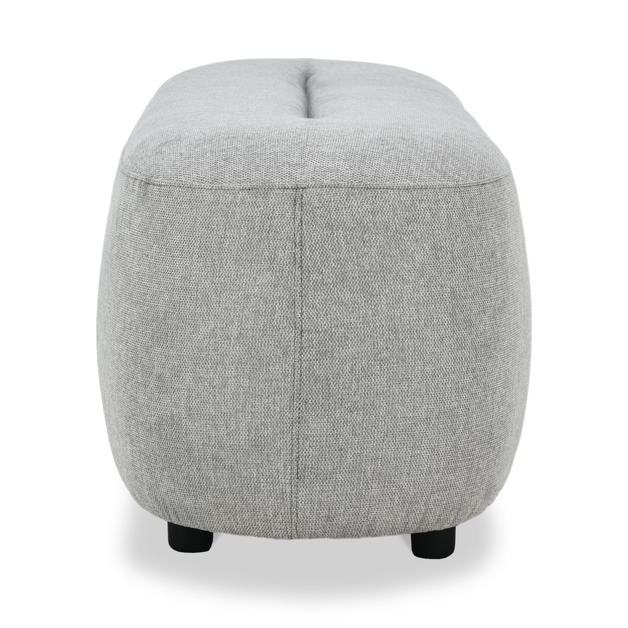 Carin Chenille Ottoman - Image 4