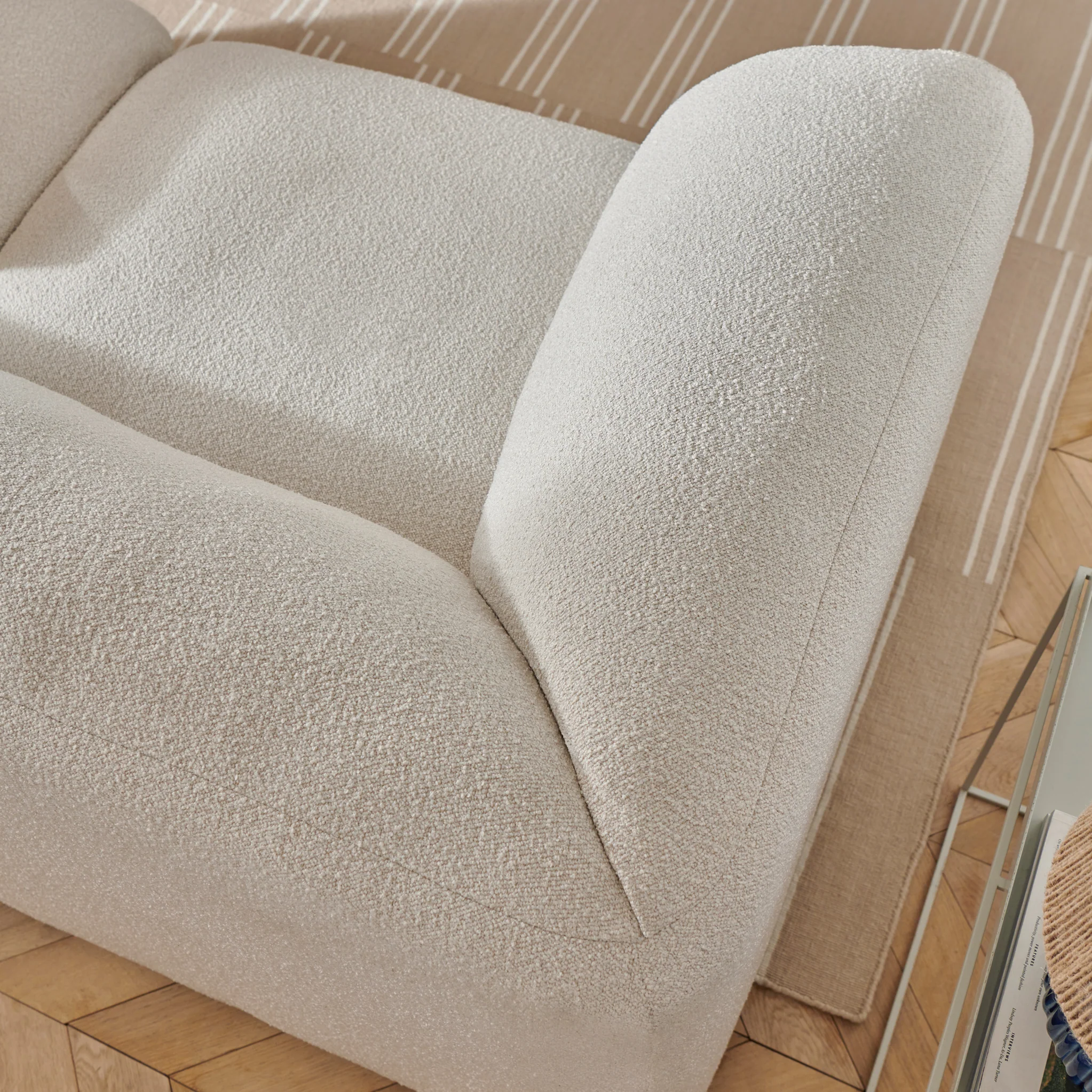 Carmel Boucle 2 Seater Sofa - Image 6