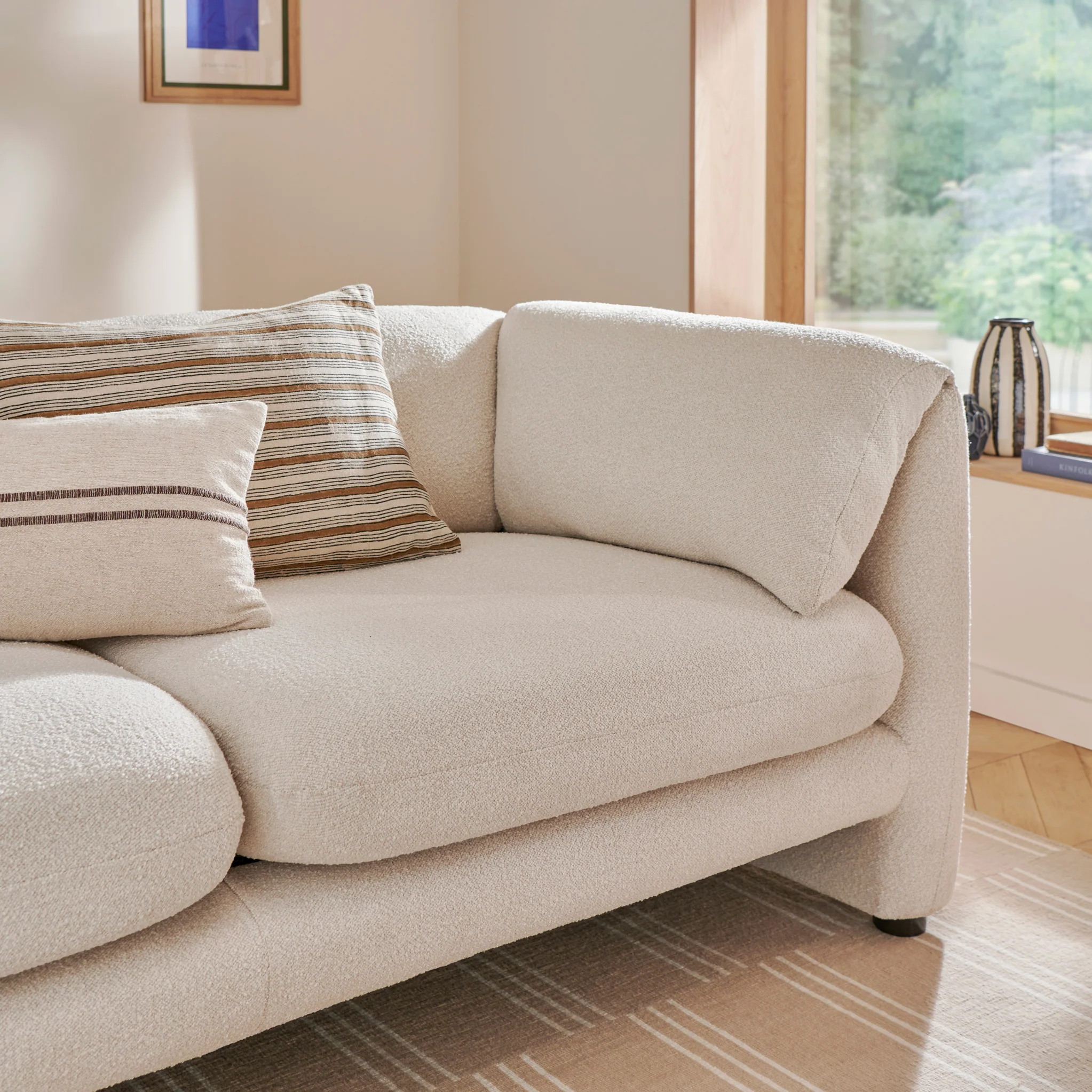 Carmel Boucle 3 Seater Sofa - Image 5
