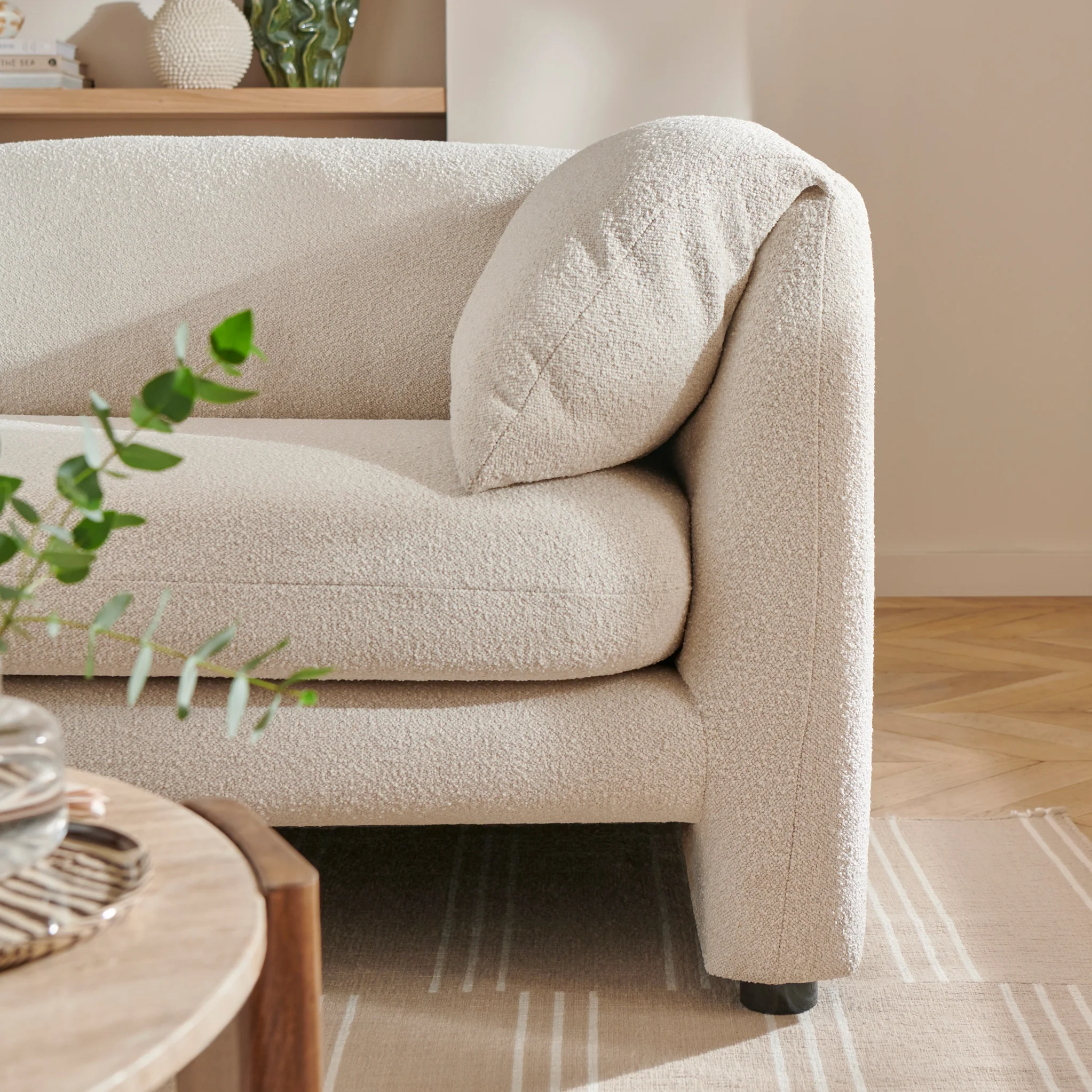 Carmel Boucle 3 Seater Sofa - Image 6