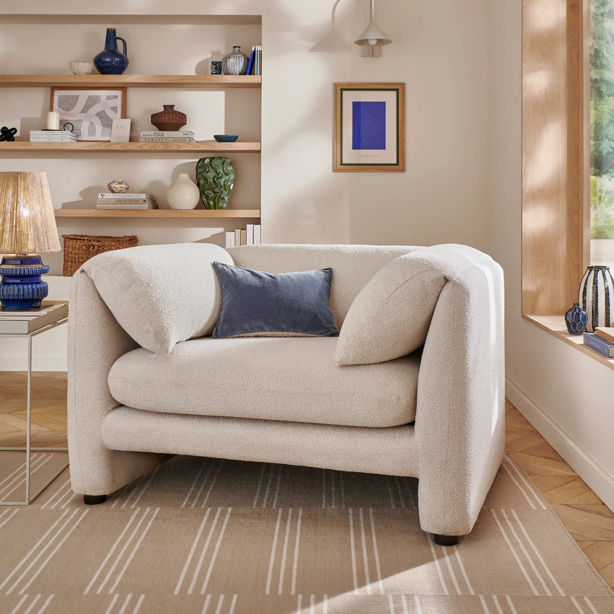 Carmel Boucle Armchair - Image 2