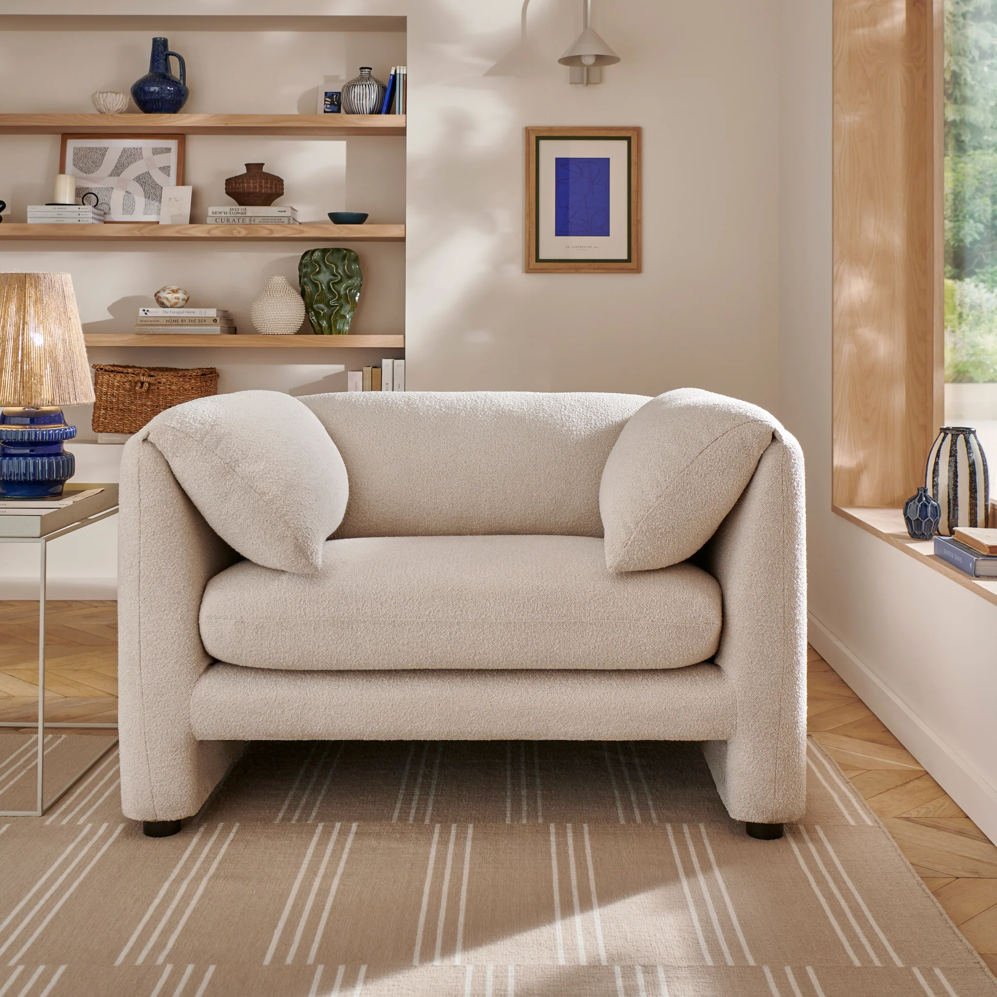 Carmel Boucle Armchair - Image 3