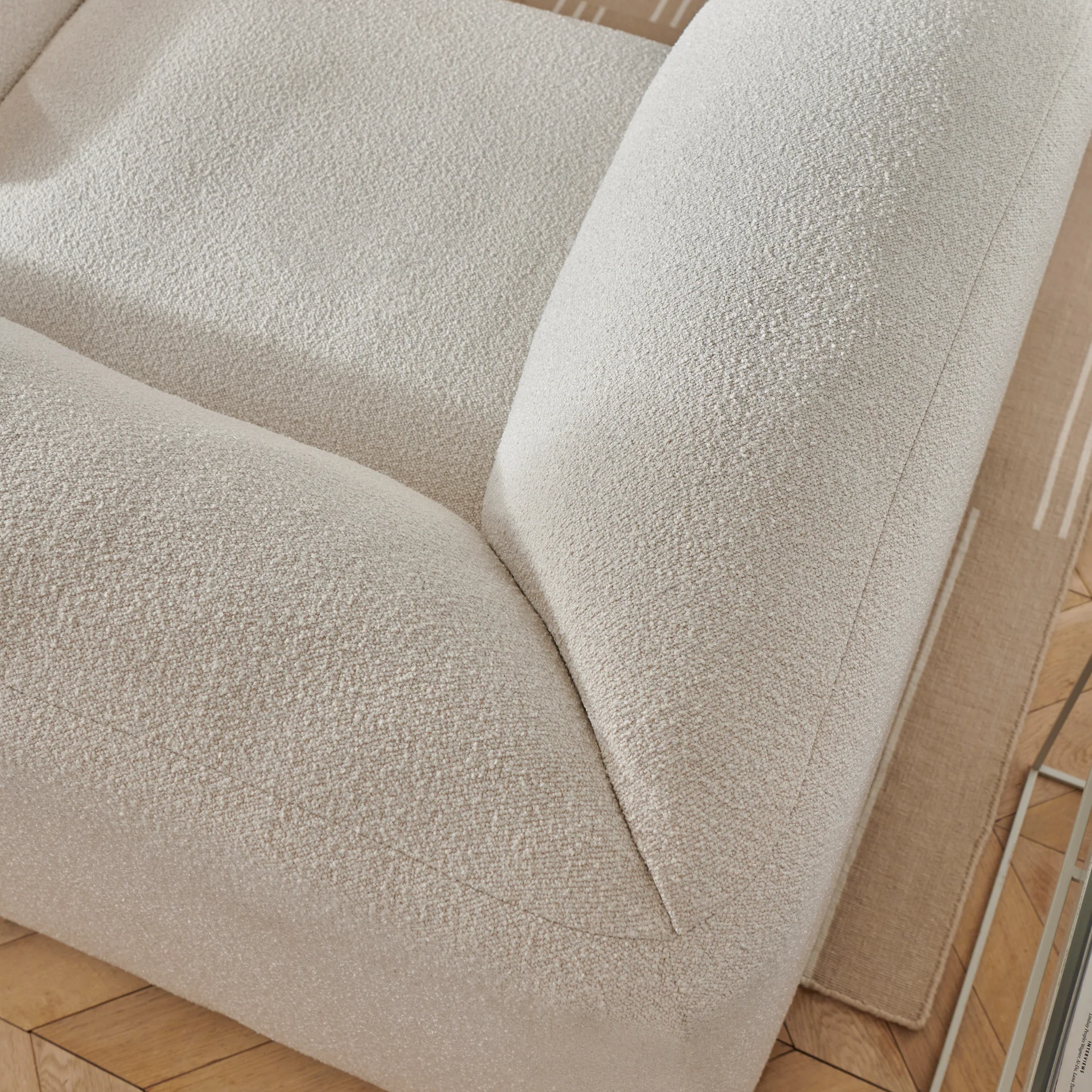 Carmel Boucle Armchair - Image 5