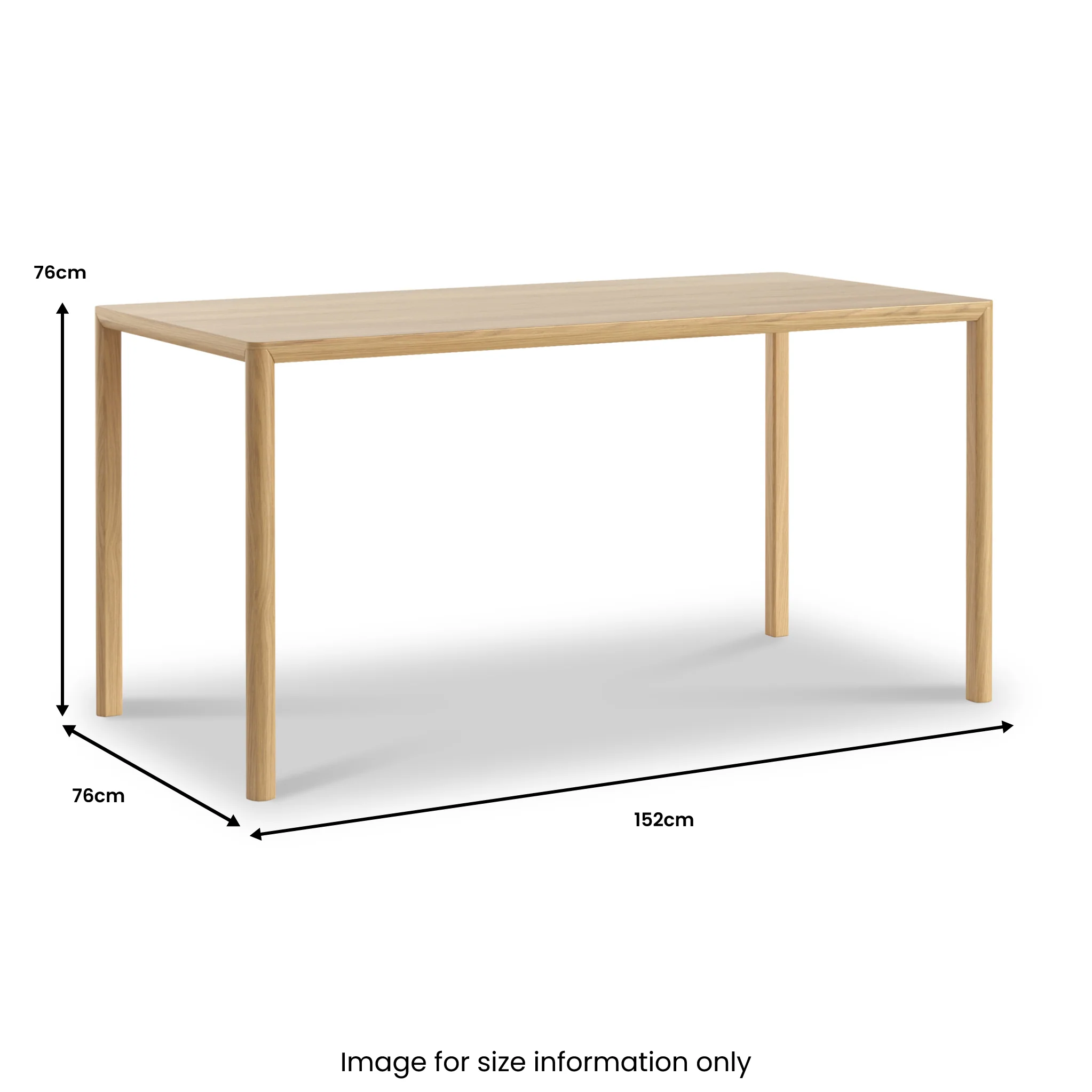 Carnon Oak Dining Table - Image 4