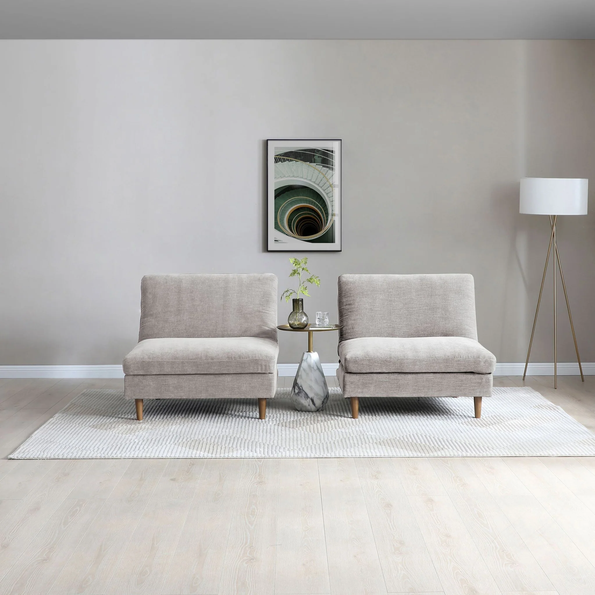 Carrington Chenille Click Clack Lounge Chair - Image 22