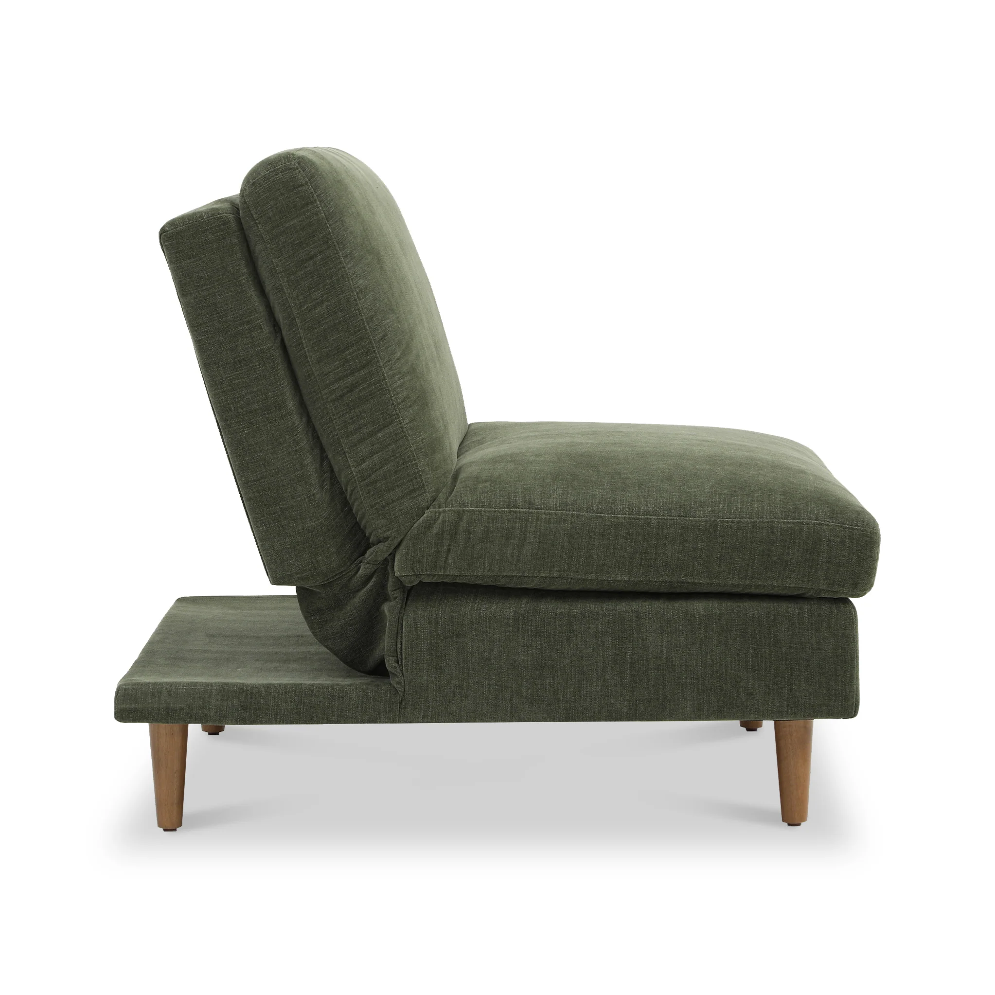 Carrington Chenille Click Clack Lounge Chair - Image 4