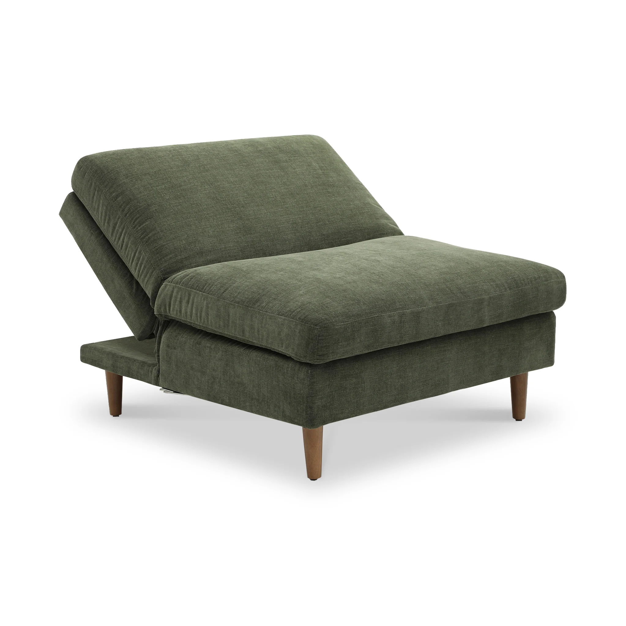 Carrington Chenille Click Clack Lounge Chair - Image 5