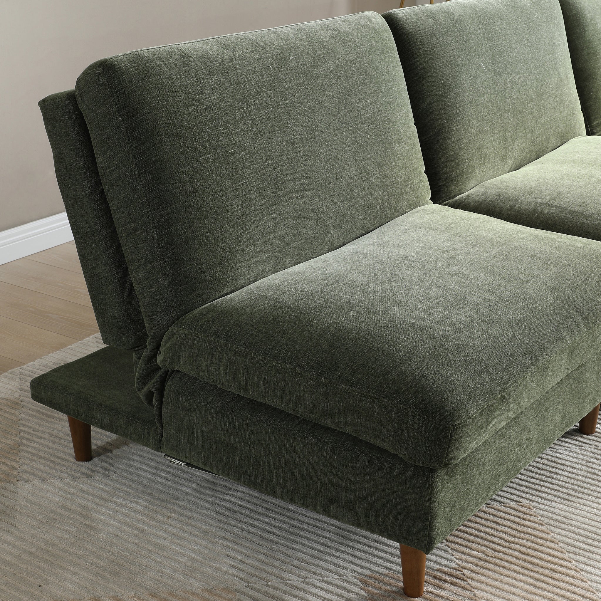 Carrington Chenille Click Clack Lounge Chair - Image 9
