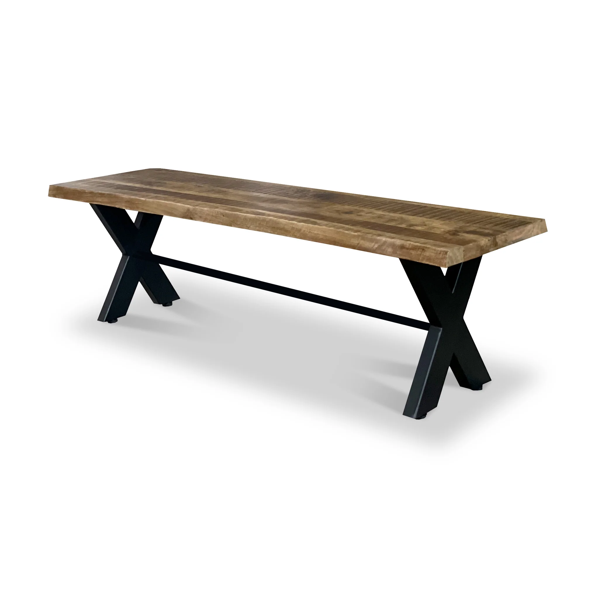 Carrow 160cm Mango Wood Dining Bench - Image 3