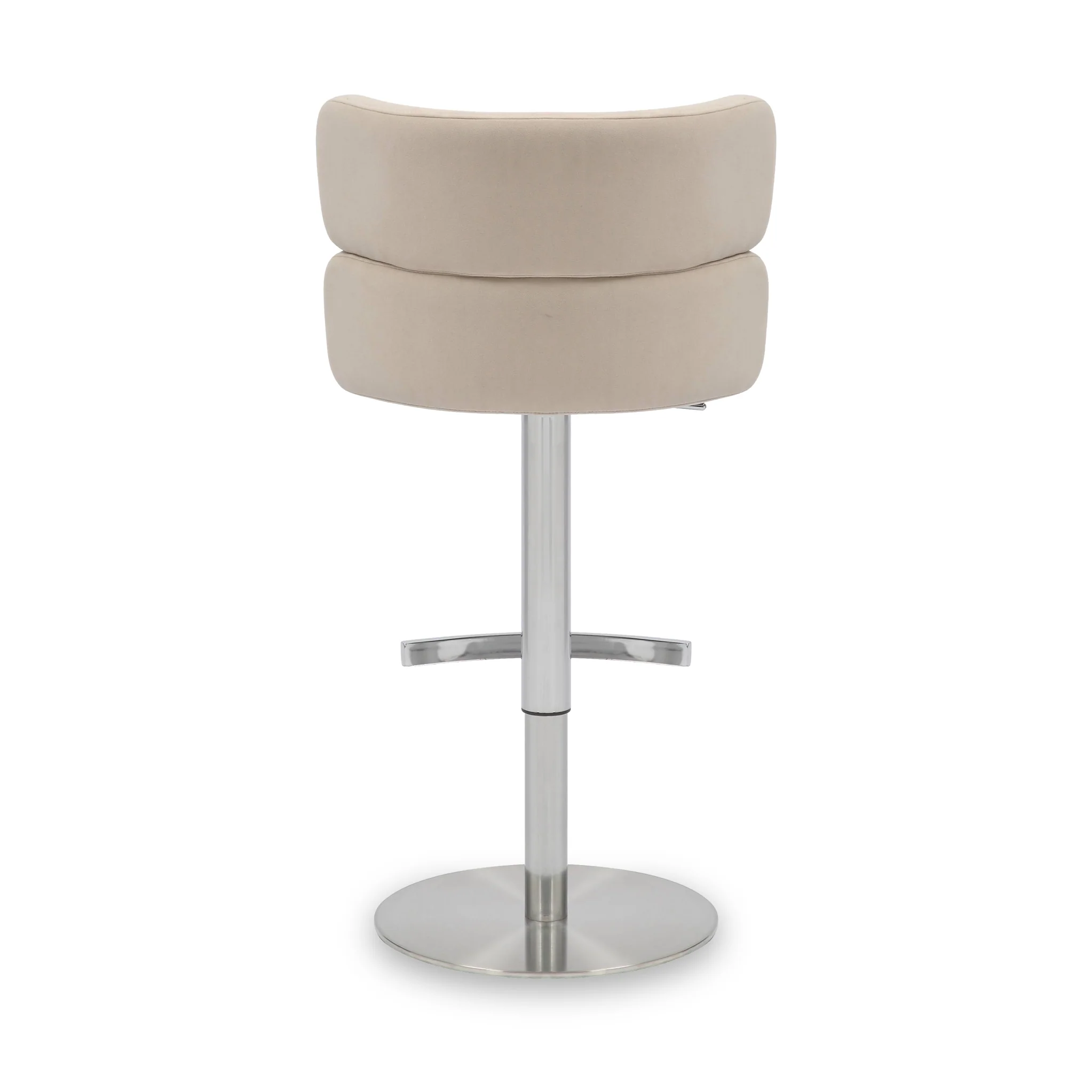 Carvell Brushed Velvet Bar Stool - Image 10