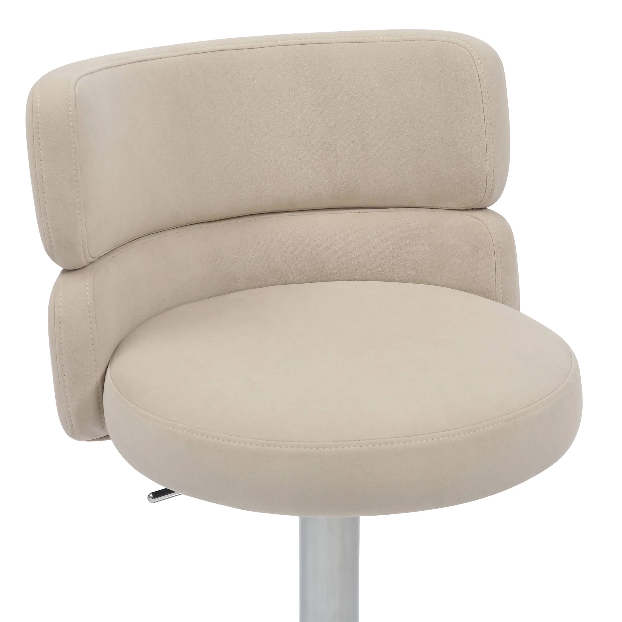 Carvell Brushed Velvet Bar Stool - Image 11
