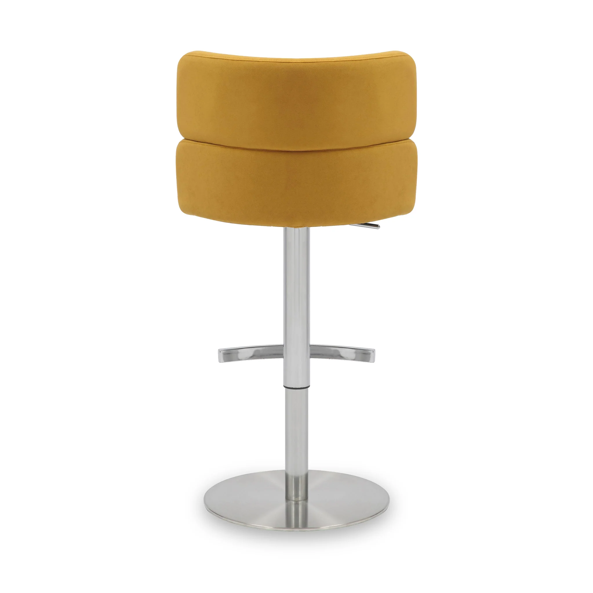 Carvell Brushed Velvet Bar Stool - Image 3