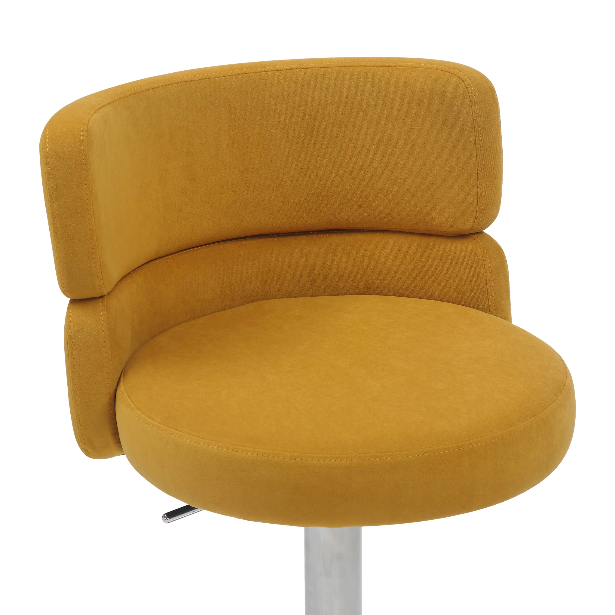 Carvell Brushed Velvet Bar Stool - Image 5