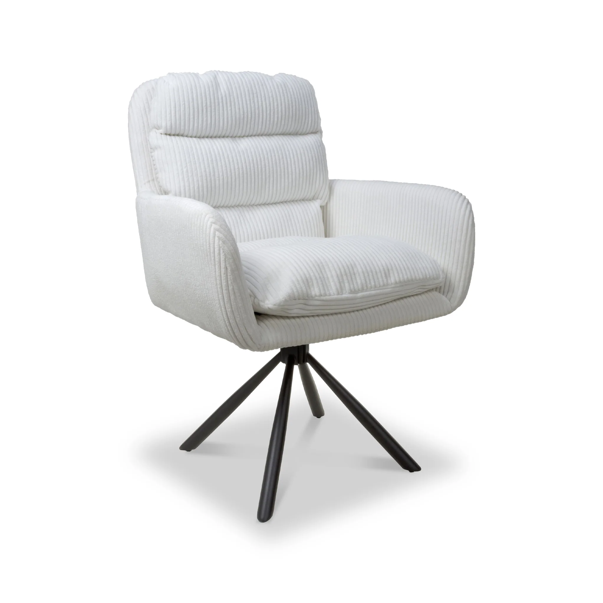 Cassey Corduroy Swivel Chair