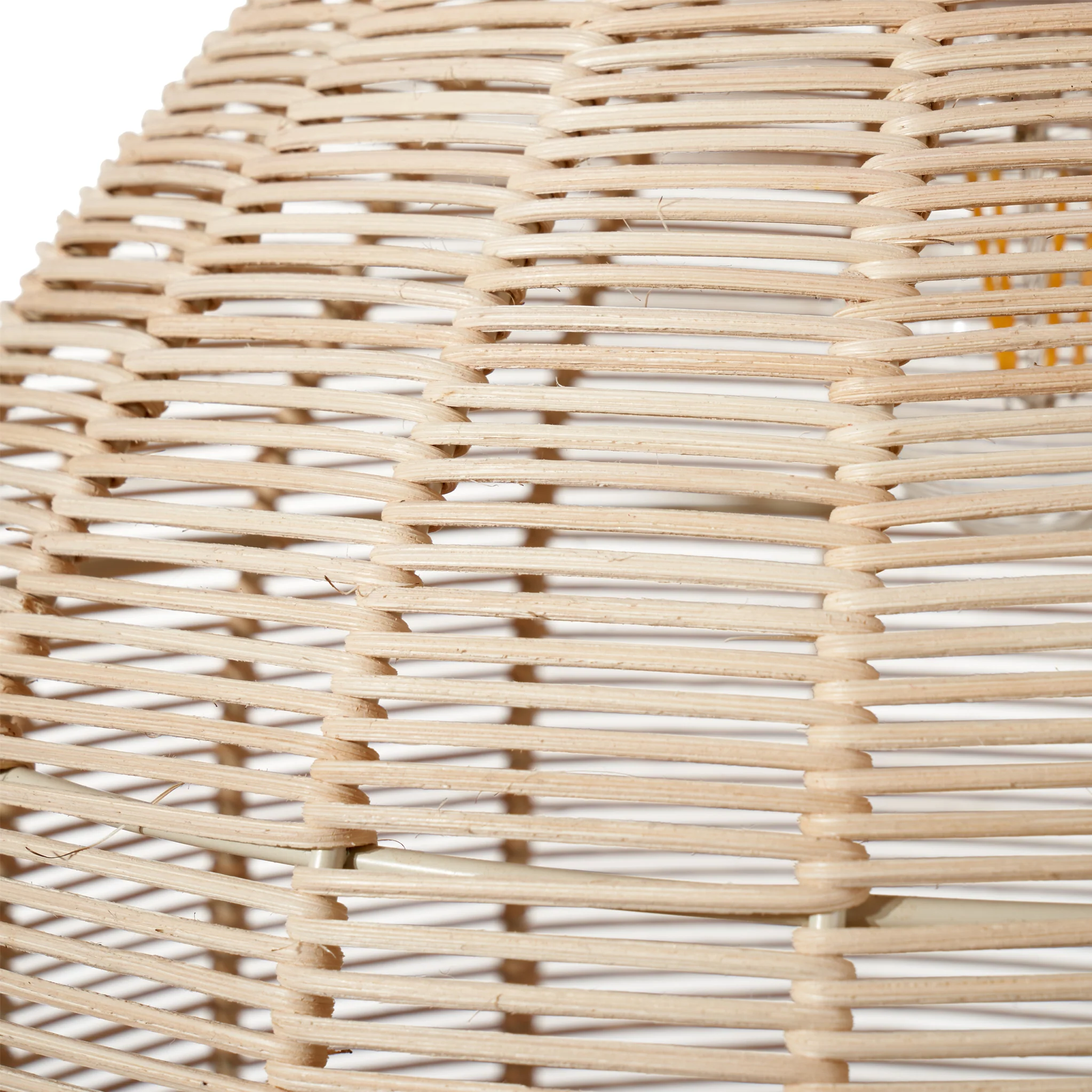 Caswell Natural Rattan Coche Pendant - Image 4