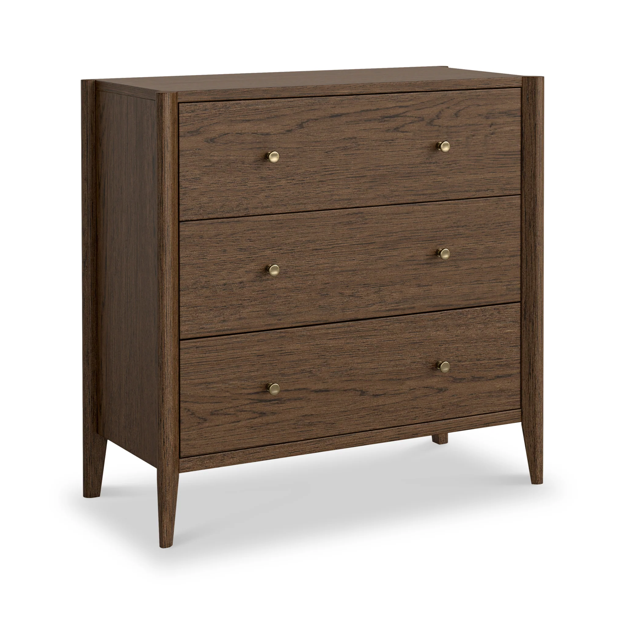 Cavell Oak 3 Drawer Chest - Image 2