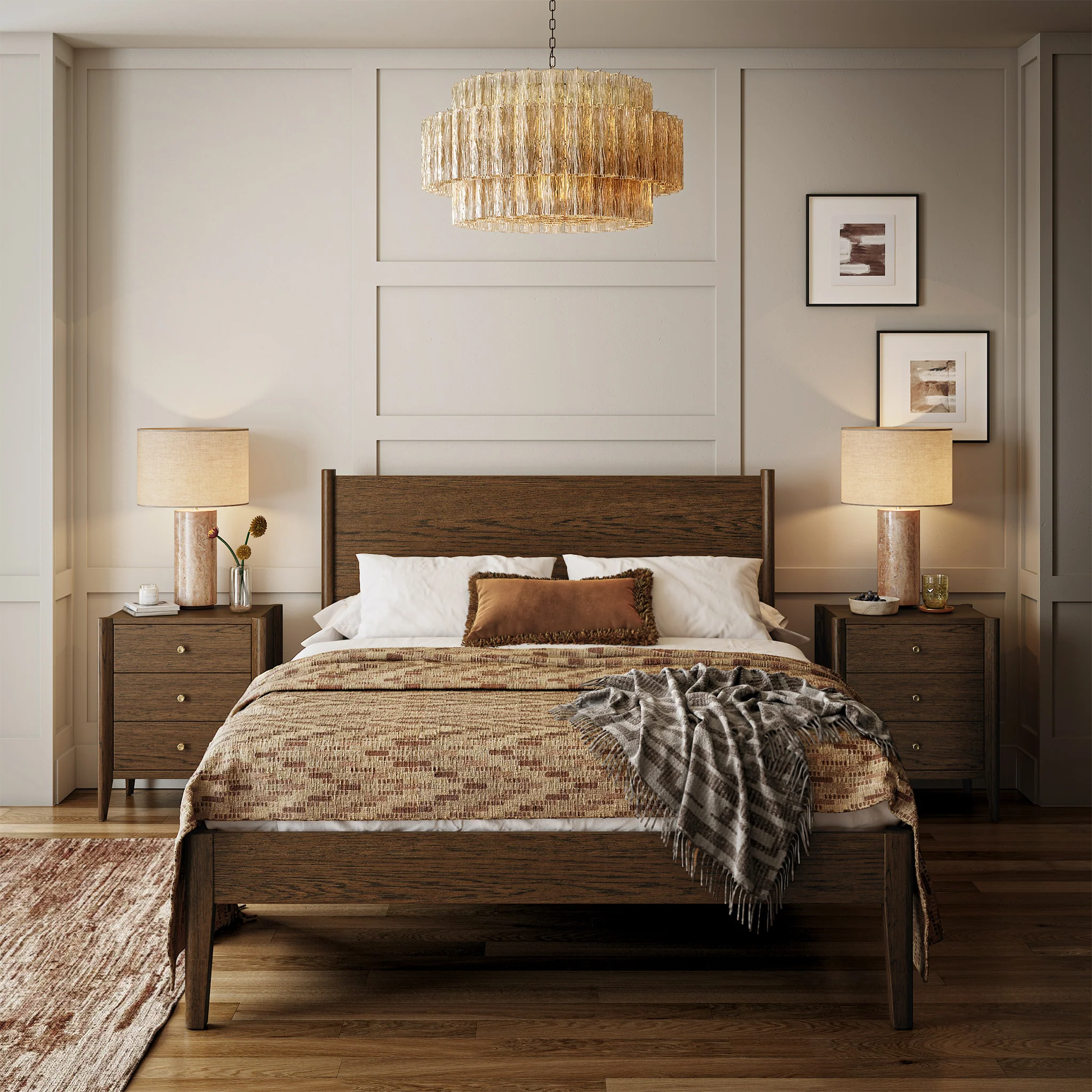 Cavell Oak Bed Frame - Image 8