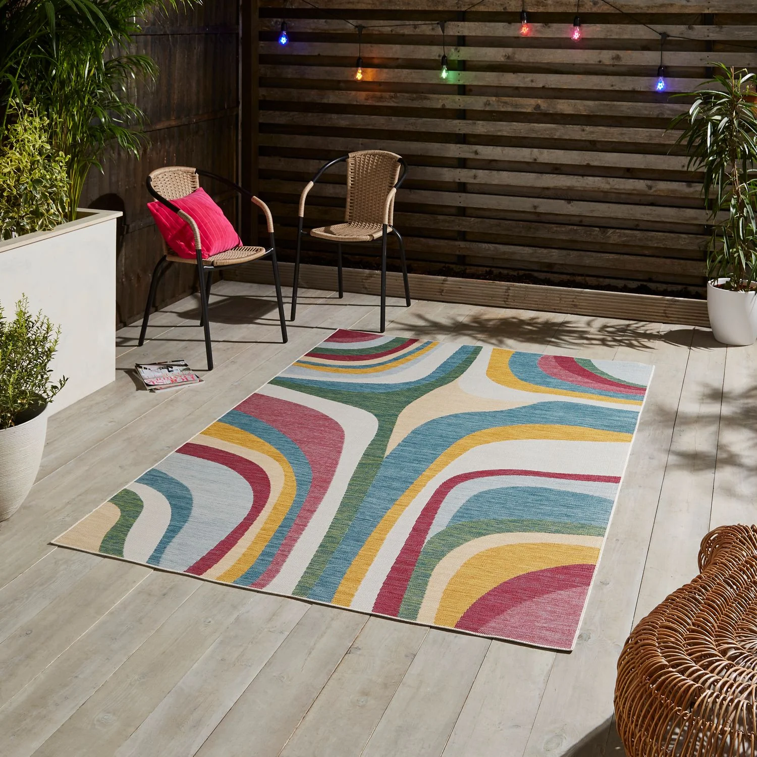 Cavill Abstract Indoor/Outdoor Rug - Image 3