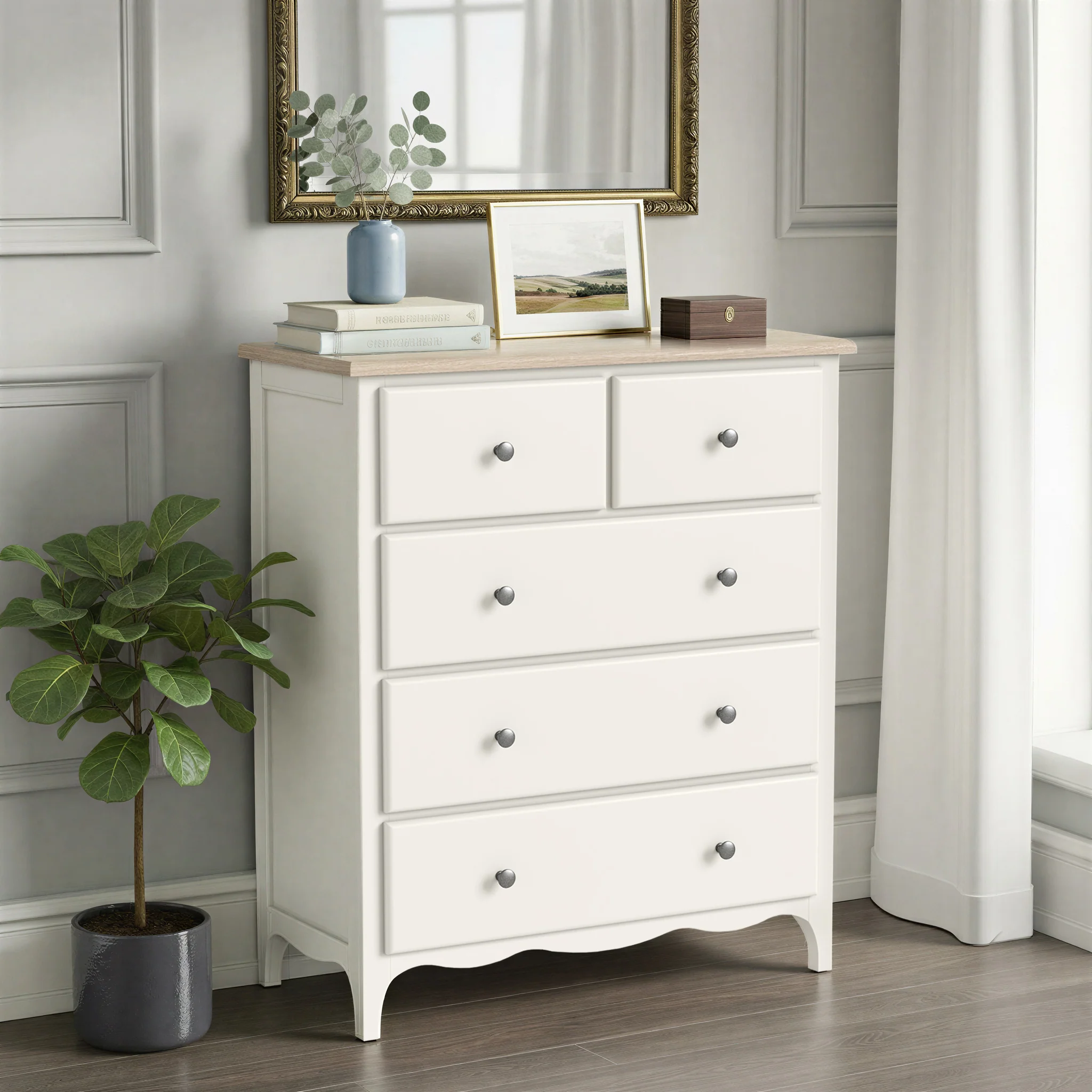 Celine 2 Over 3 Chest of Drawers - Image 2