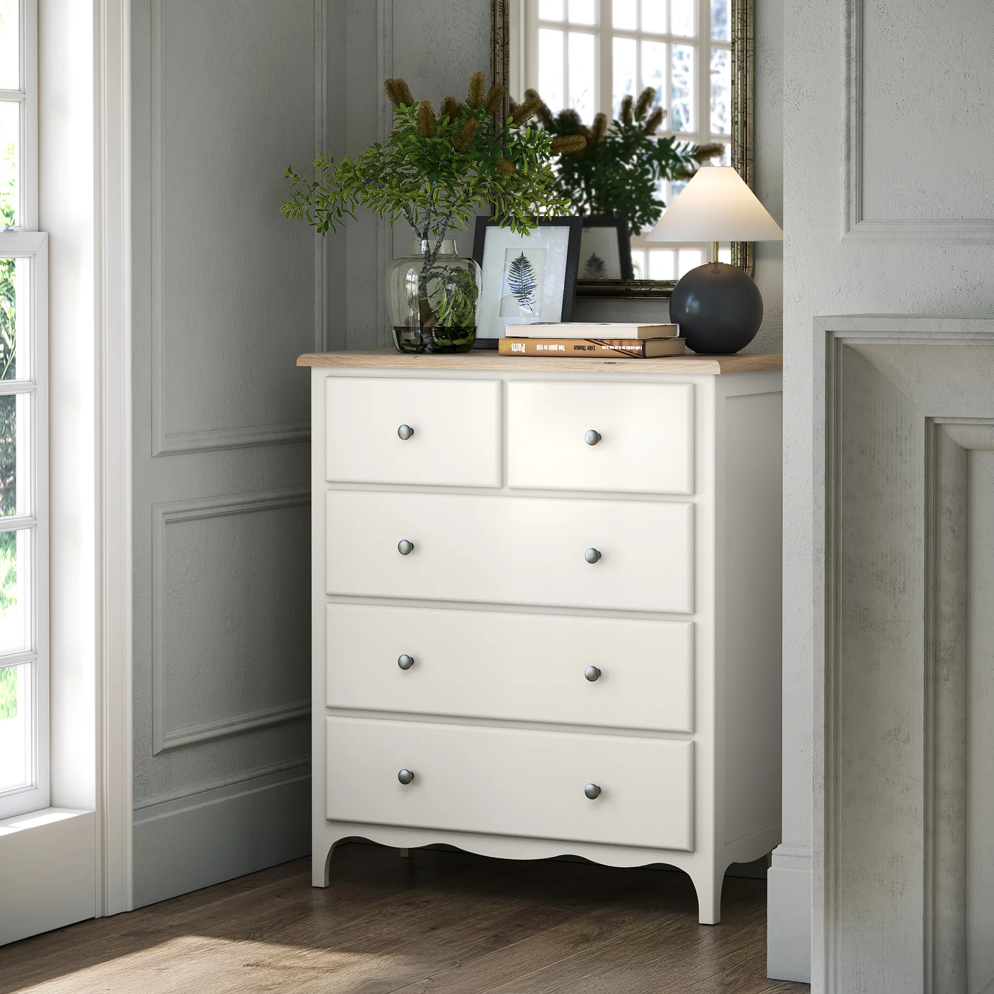 Celine 2 Over 3 Chest of Drawers - Image 9