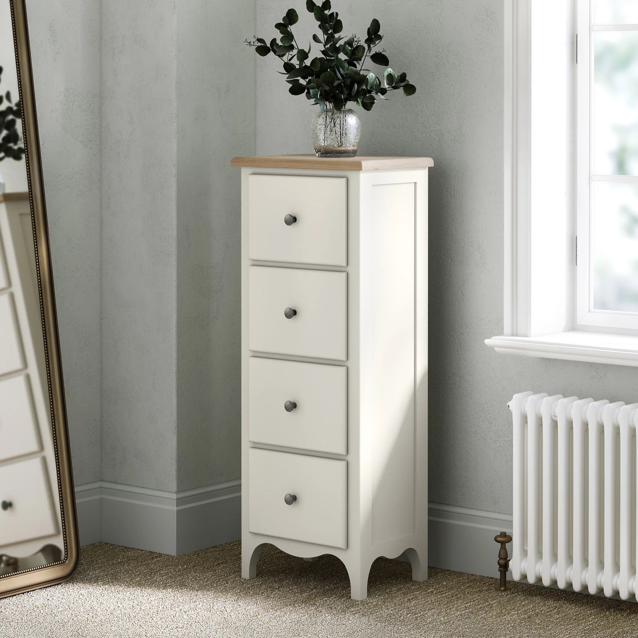 Celine 4 Drawer Tallboy Chest - Image 2