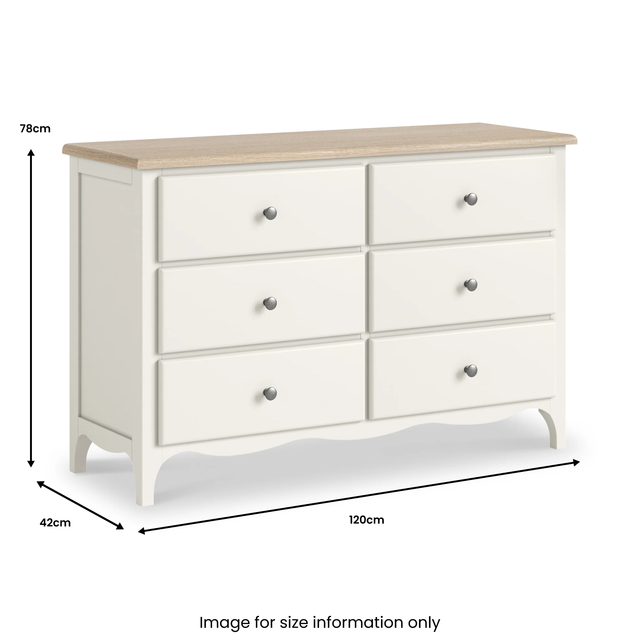 Celine 6 Drawer Chest - Image 8