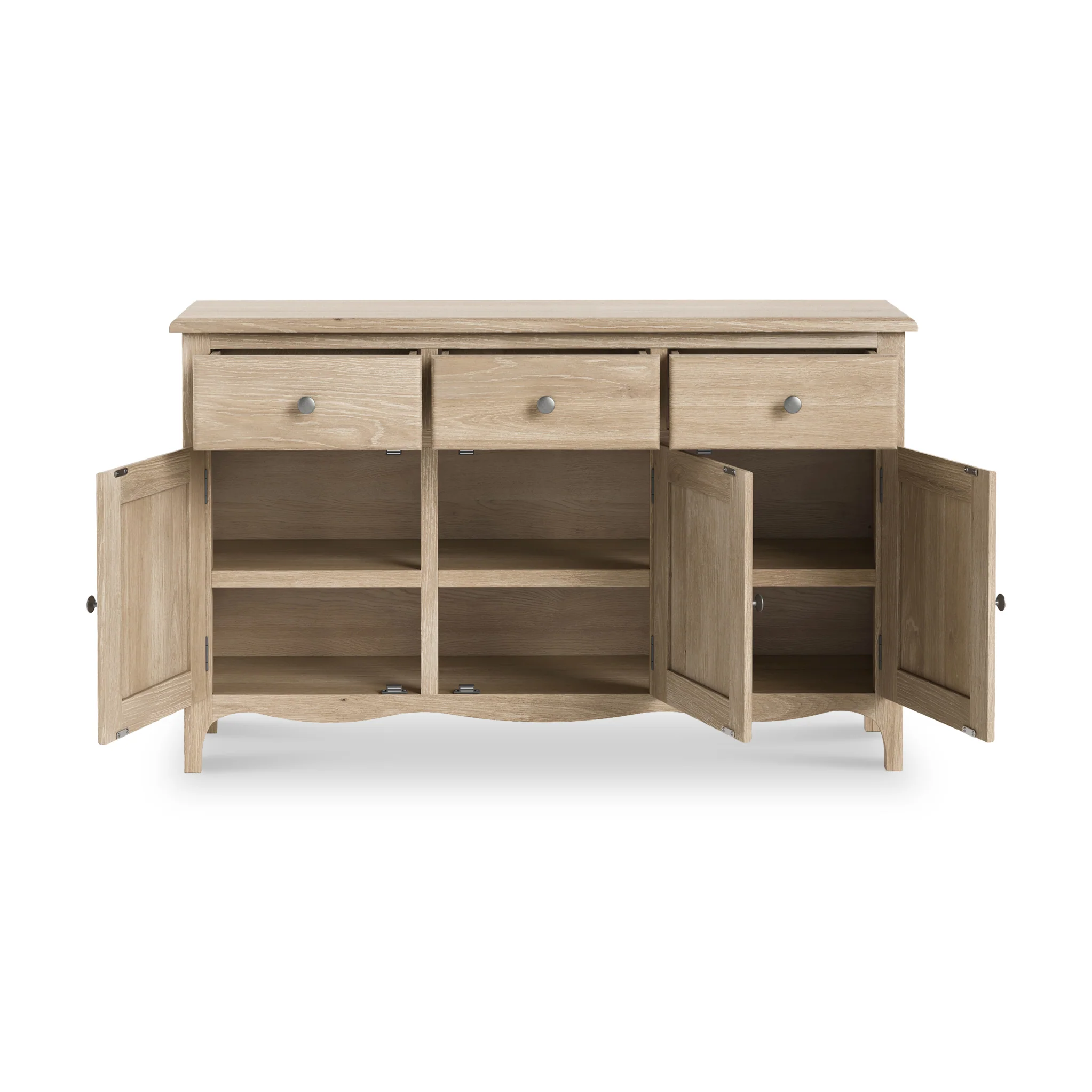 Celine Washed Oak Large Sideboard - Image 5