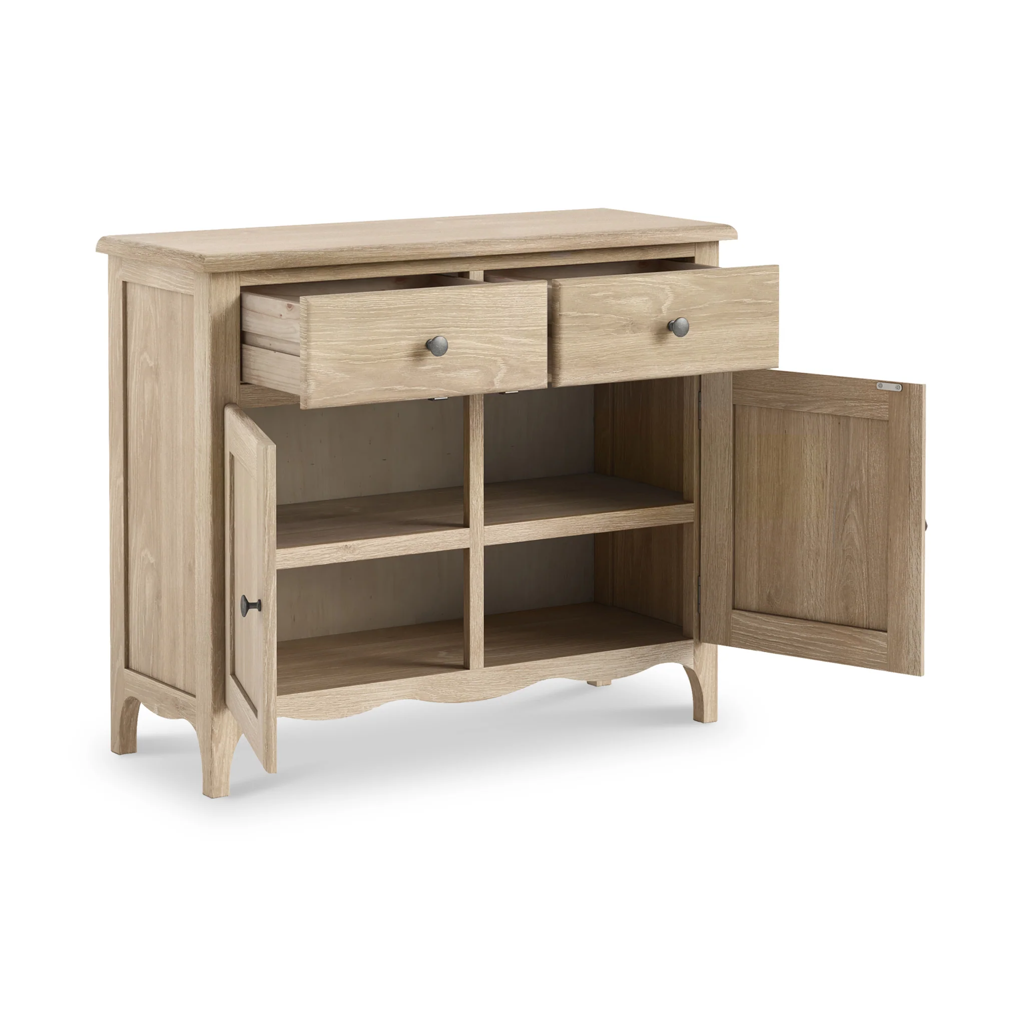 Celine Washed Oak Small Sideboard - Image 4