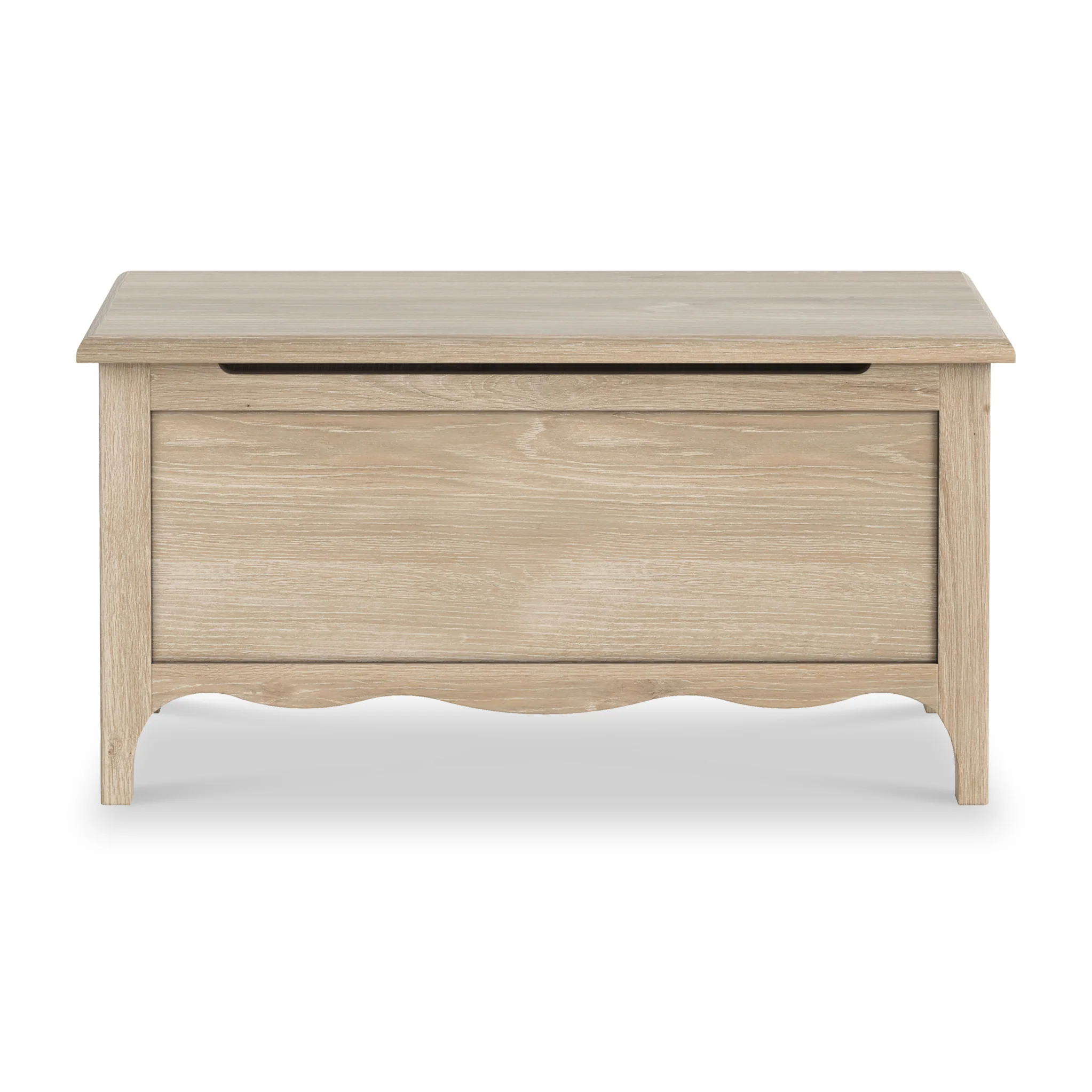 Celine Washed Oak Blanket Box - Image 3