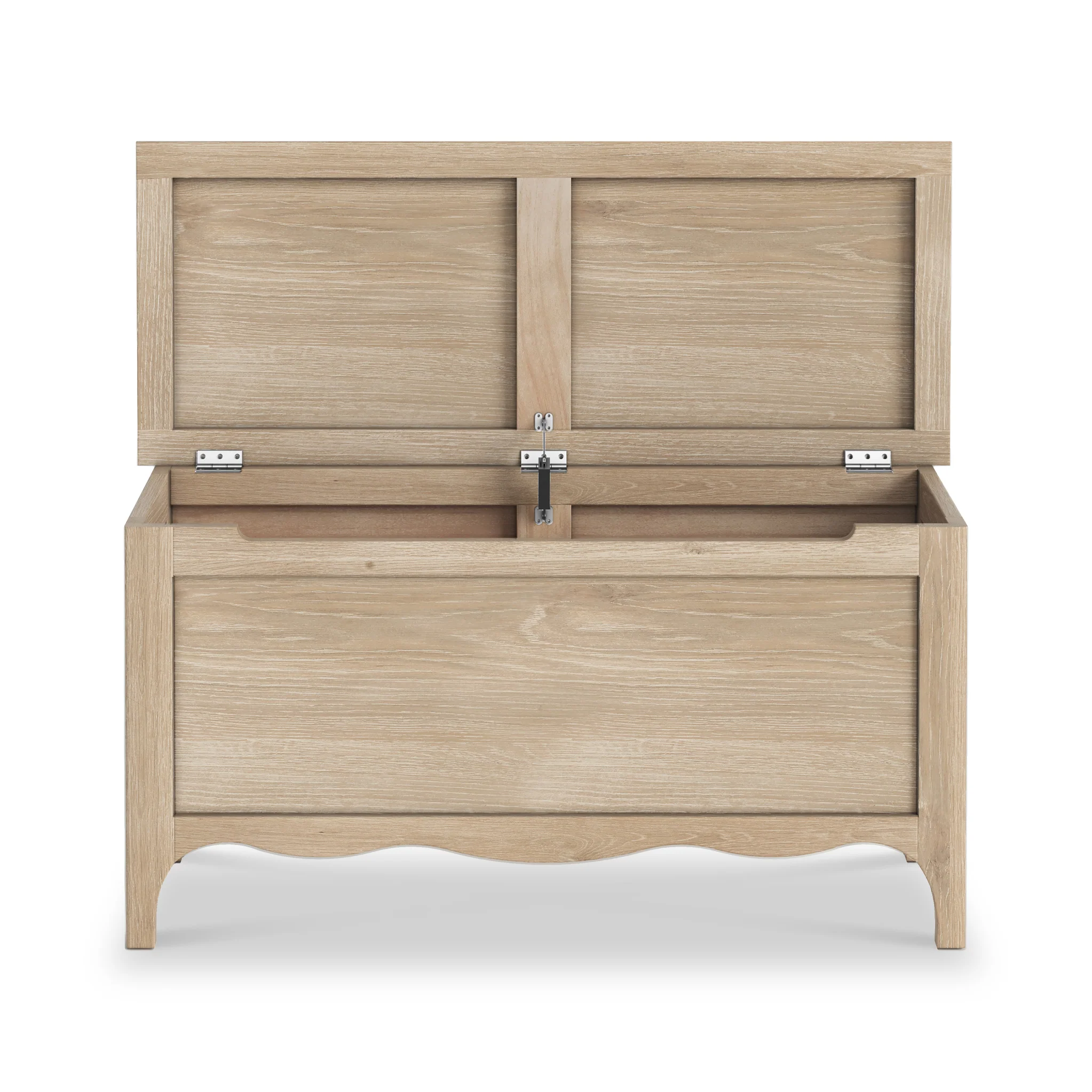 Celine Washed Oak Blanket Box - Image 5
