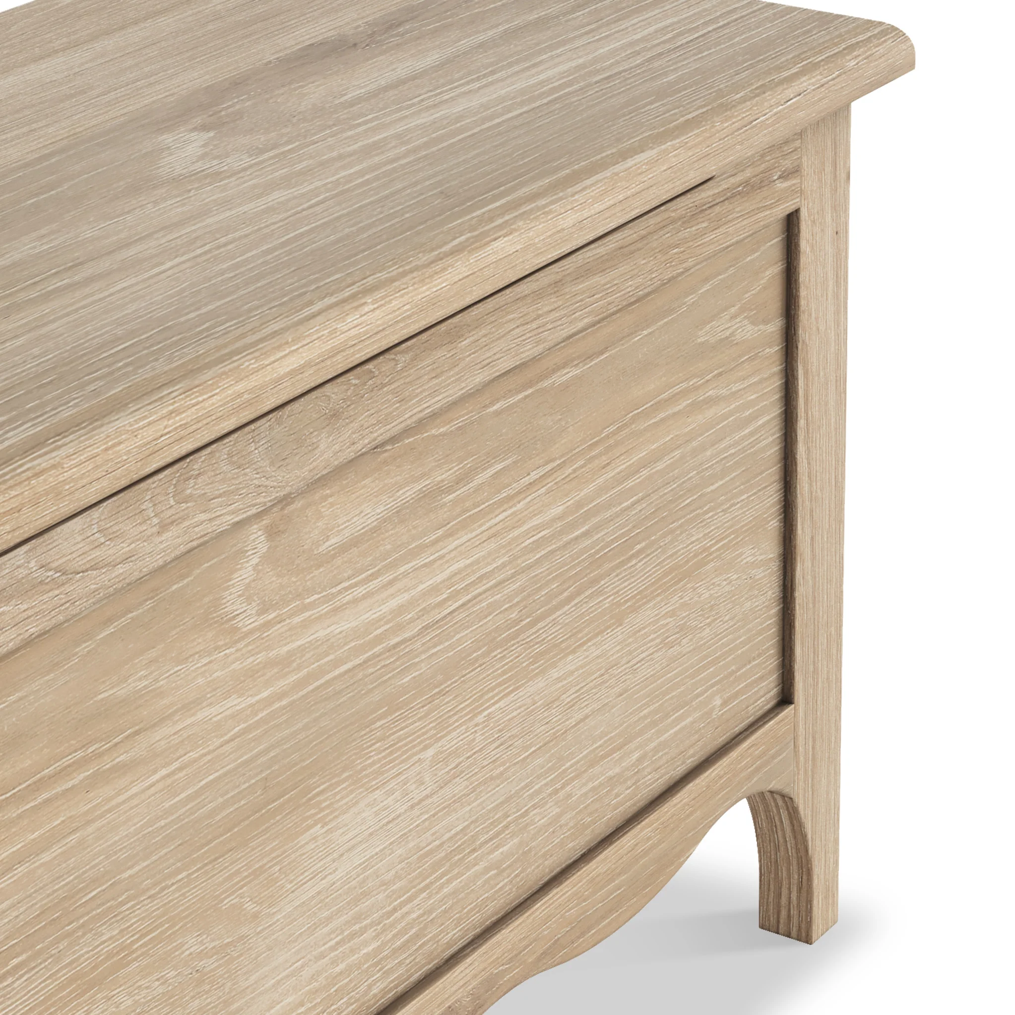 Celine Washed Oak Blanket Box - Image 6