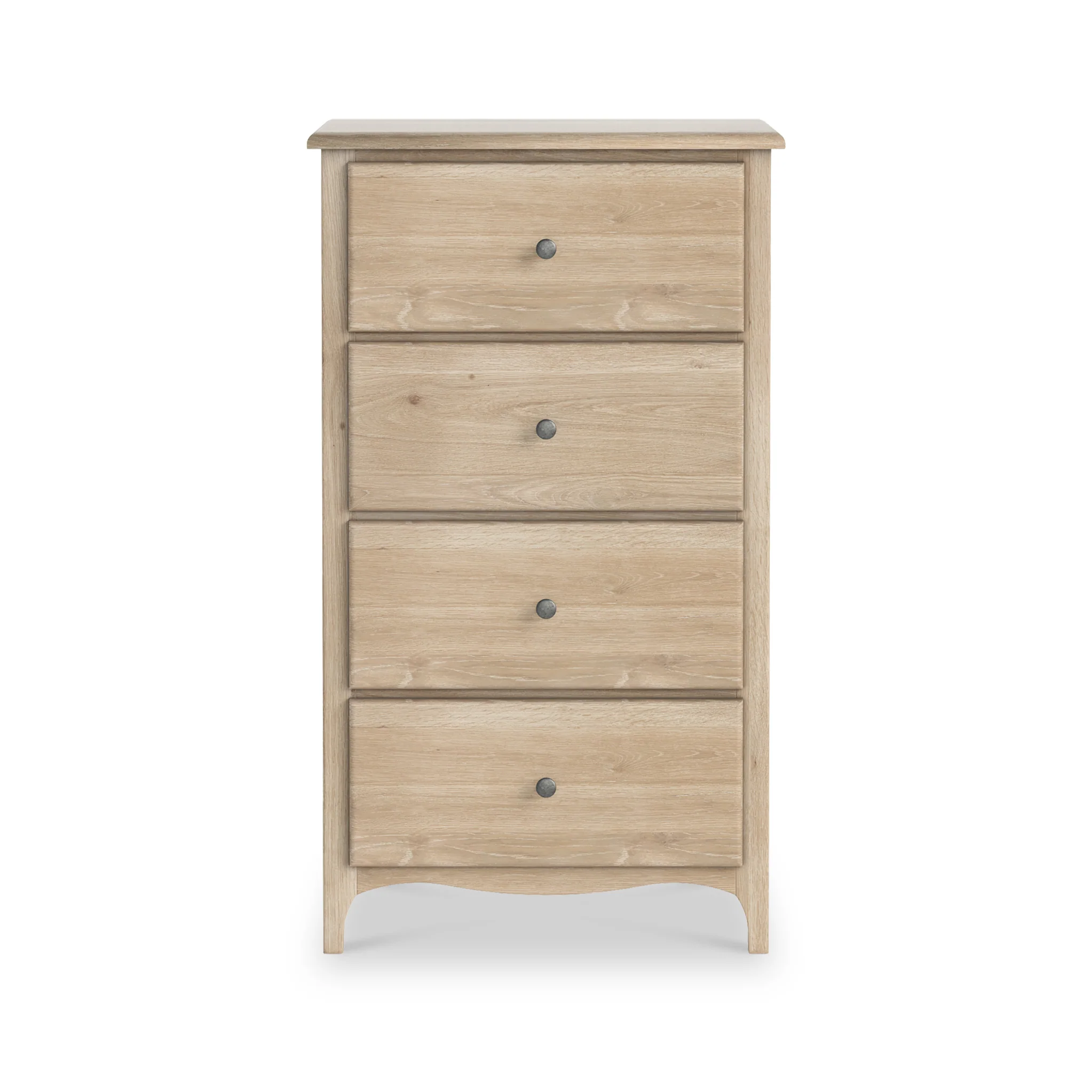 Celine Washed Oak XL 4 Drawer Tallboy Chest - Image 3