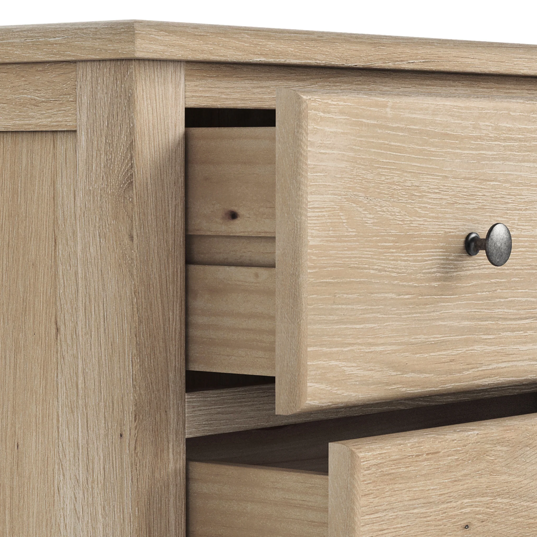 Celine Washed Oak XL 8 Drawer Chest - Image 8