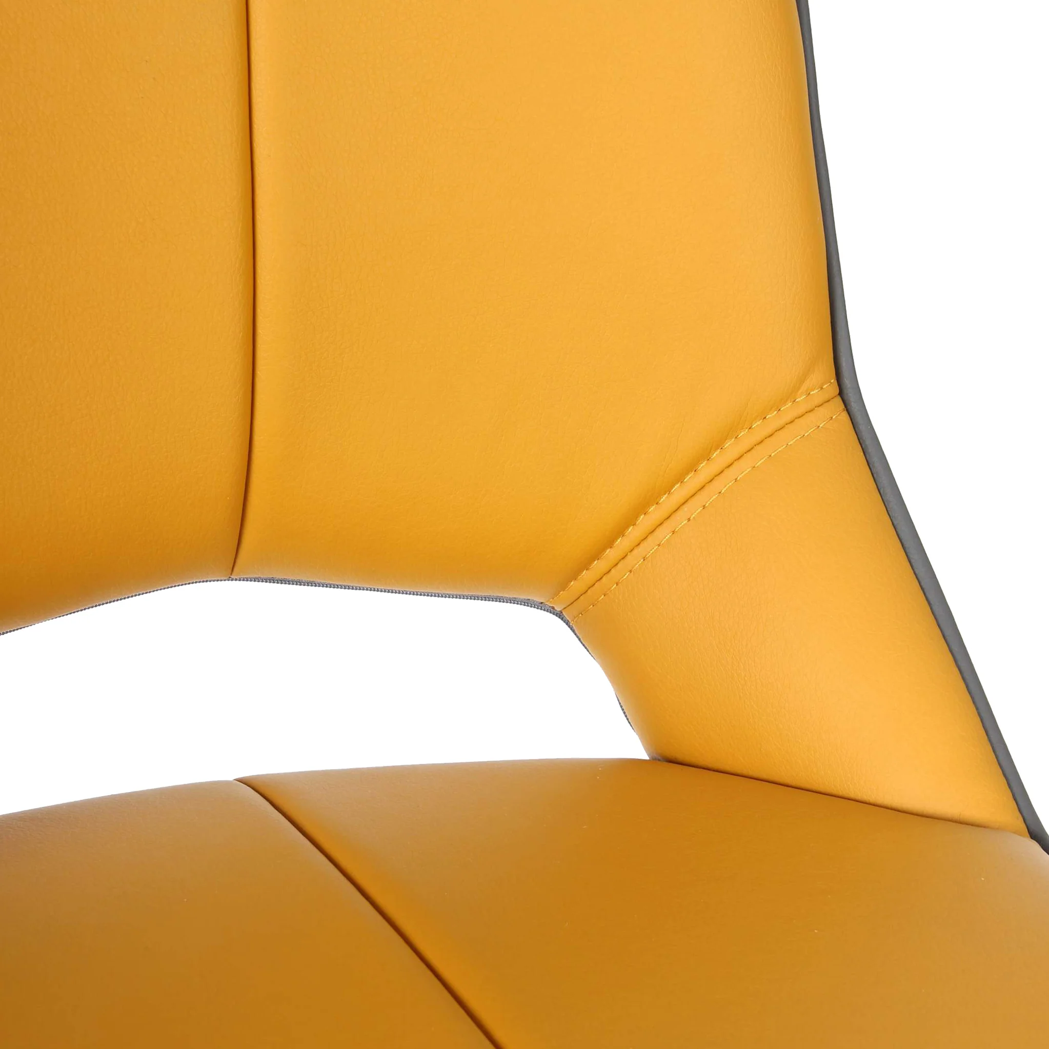 Ceri Self Returning Swivel Faux Leather Bar Stool - Image 10